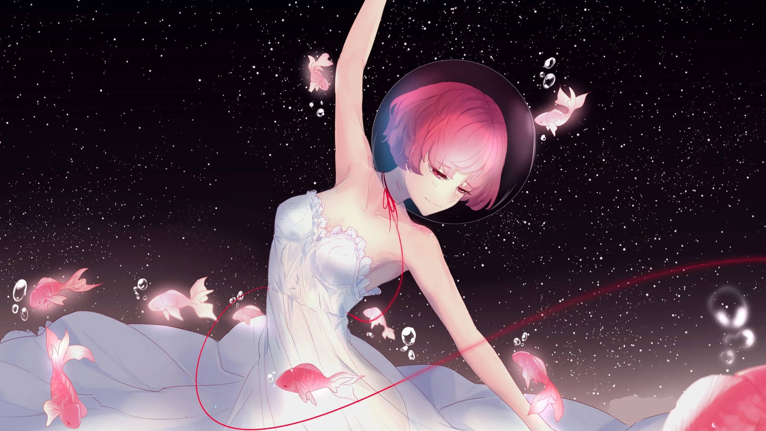 Dans anime roz Fundal