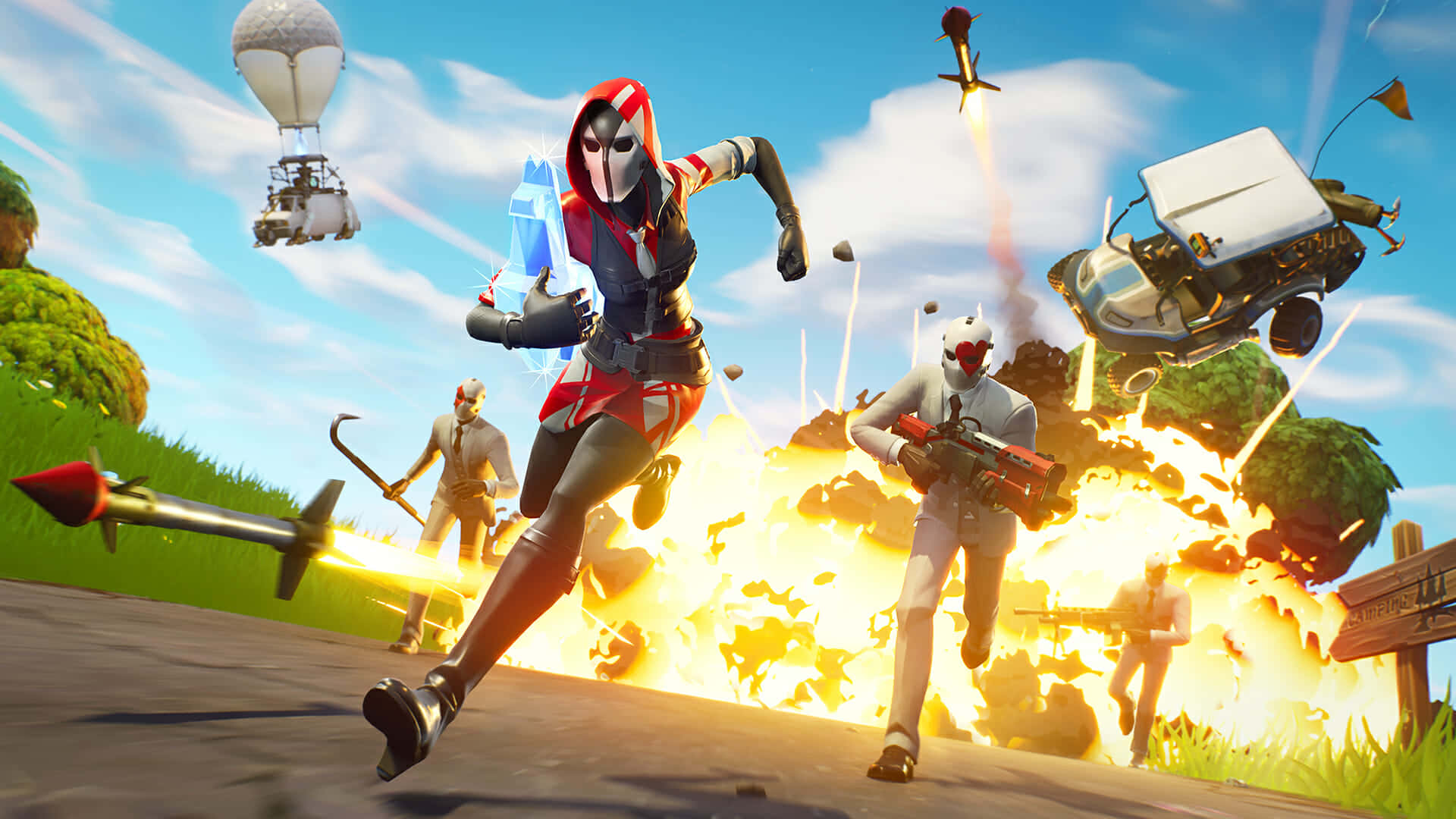Dansează-ți grijile departe cu Fortnite! Fundal