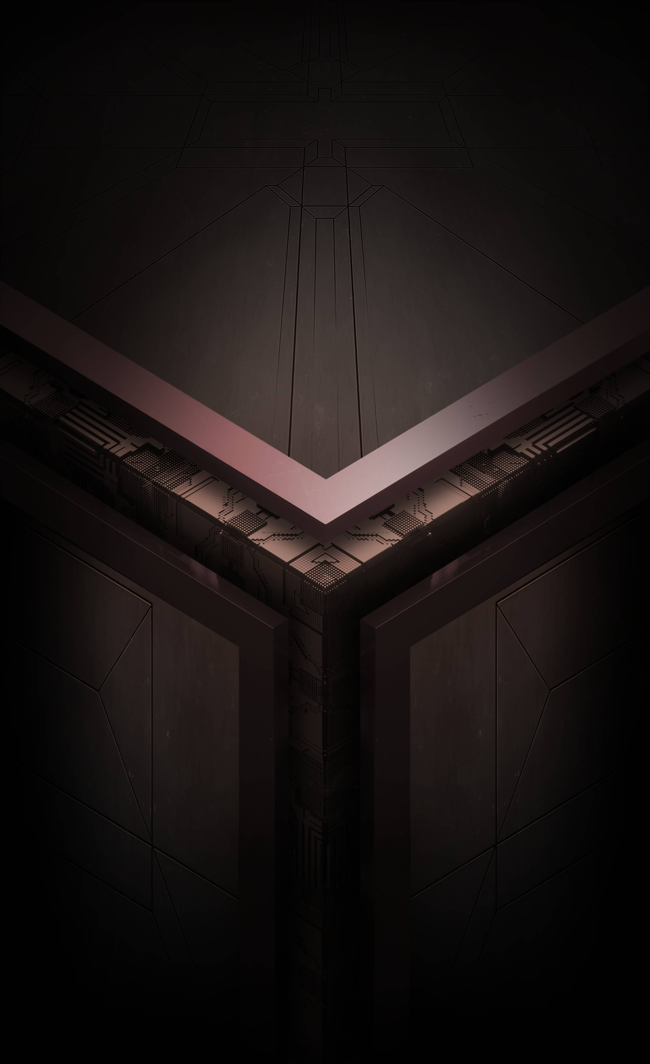 Dark Grey Asus ROG Phone Fundal