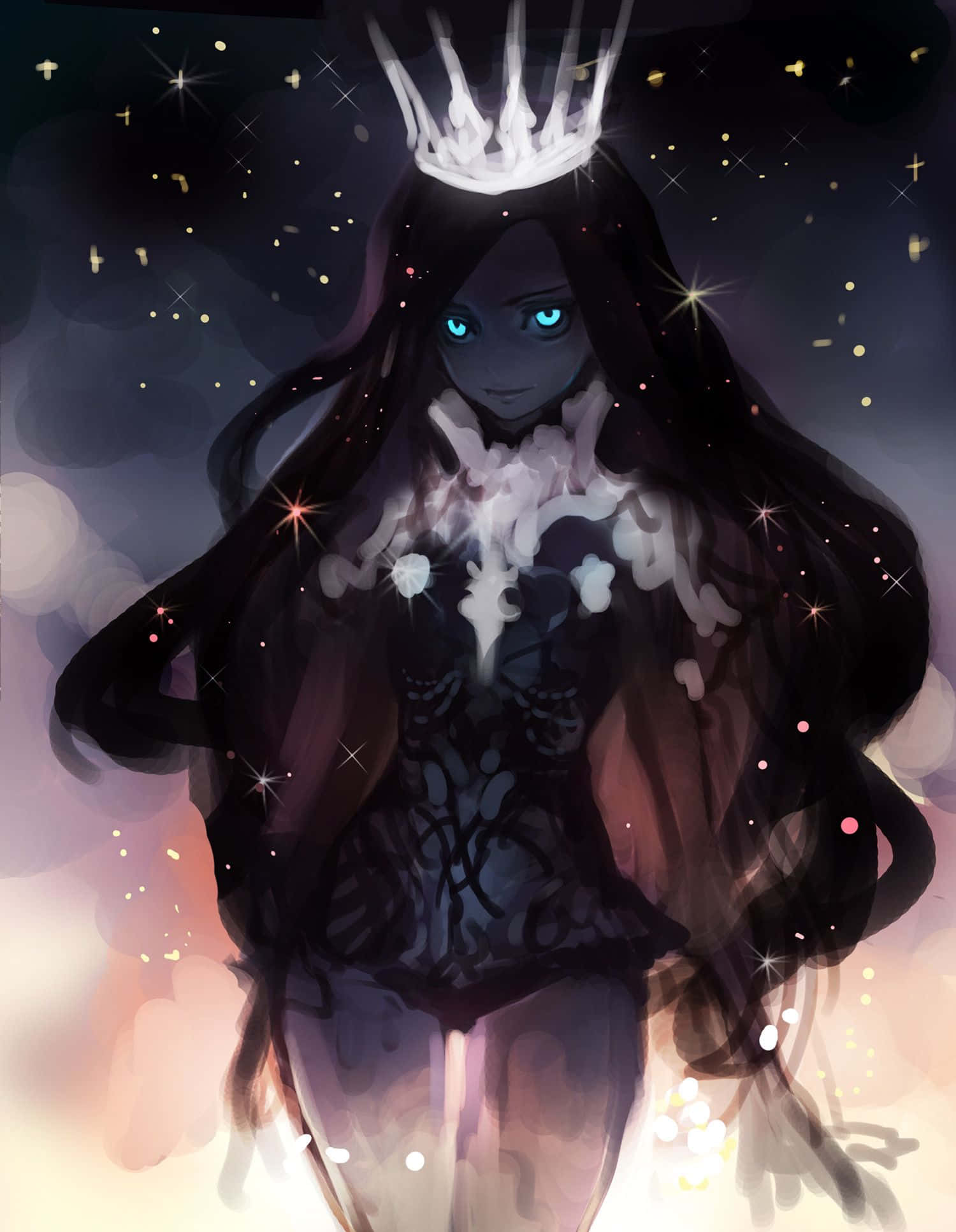 Dark Queen Fantasy Art Fundal