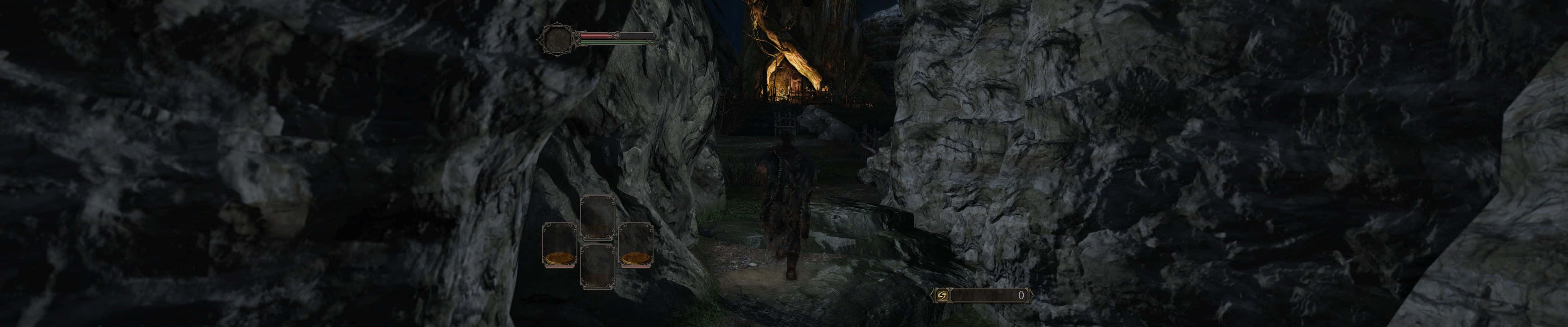 Dark Souls Triple Monitor Întunecat Fundal