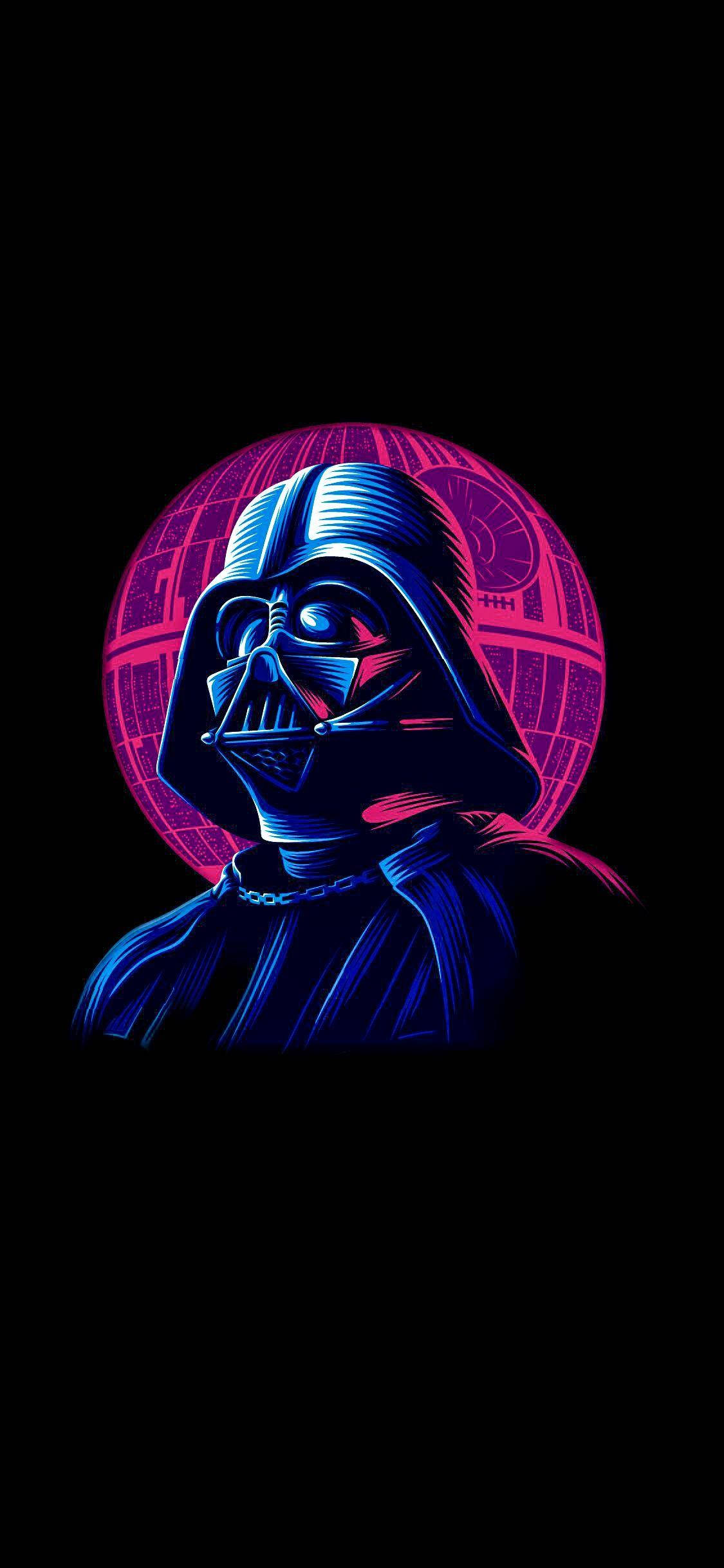 Darthwave Star Wars 4K iPhone Fundal