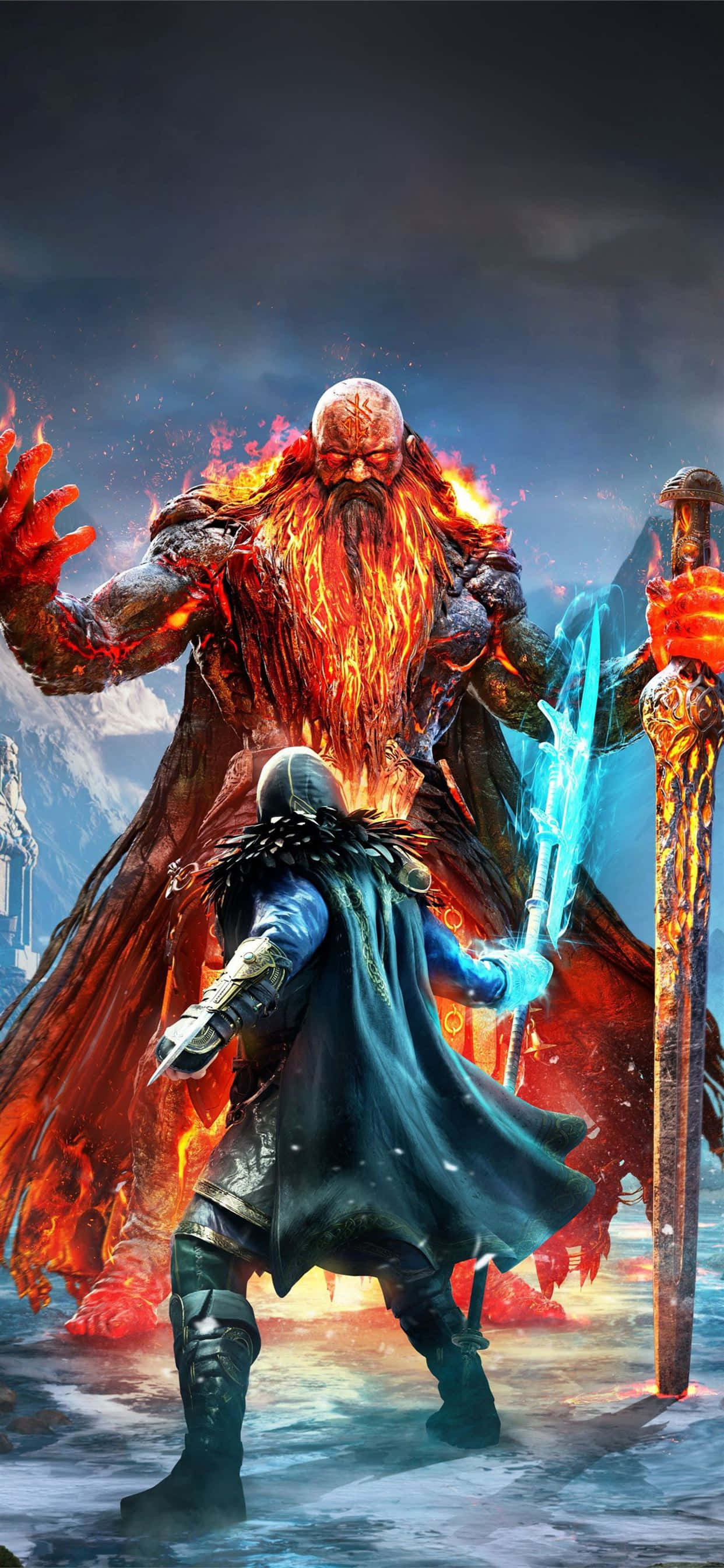 Zorii Ragnarokului Fundal iPhone Xs Max Assassin's Creed Valhalla Fundal