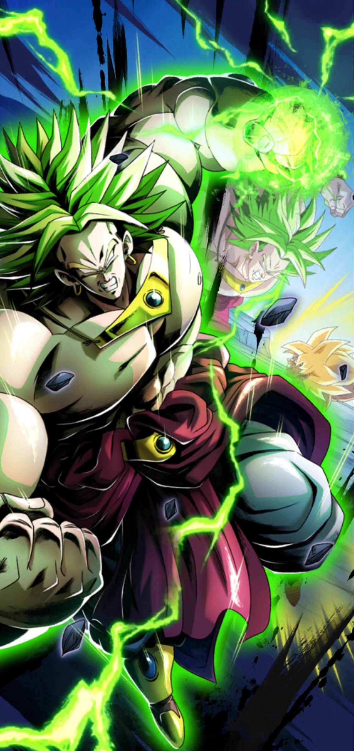 DBZ Broly SSJ Putere Deplină Fundal