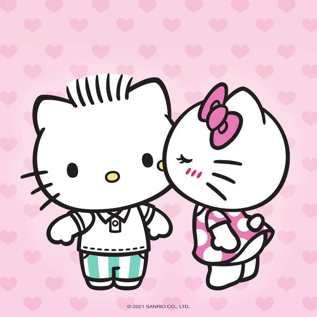 Dear Daniel și Hello Kitty PFP Fundal