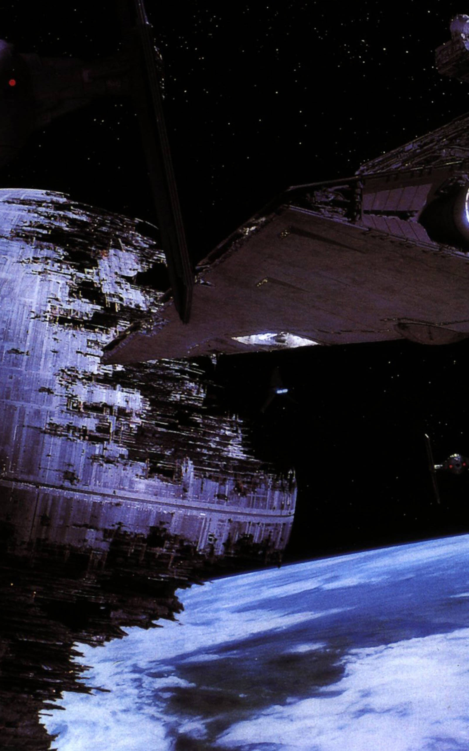 Death Star în Spațiu Star Wars Tabletă Fundal