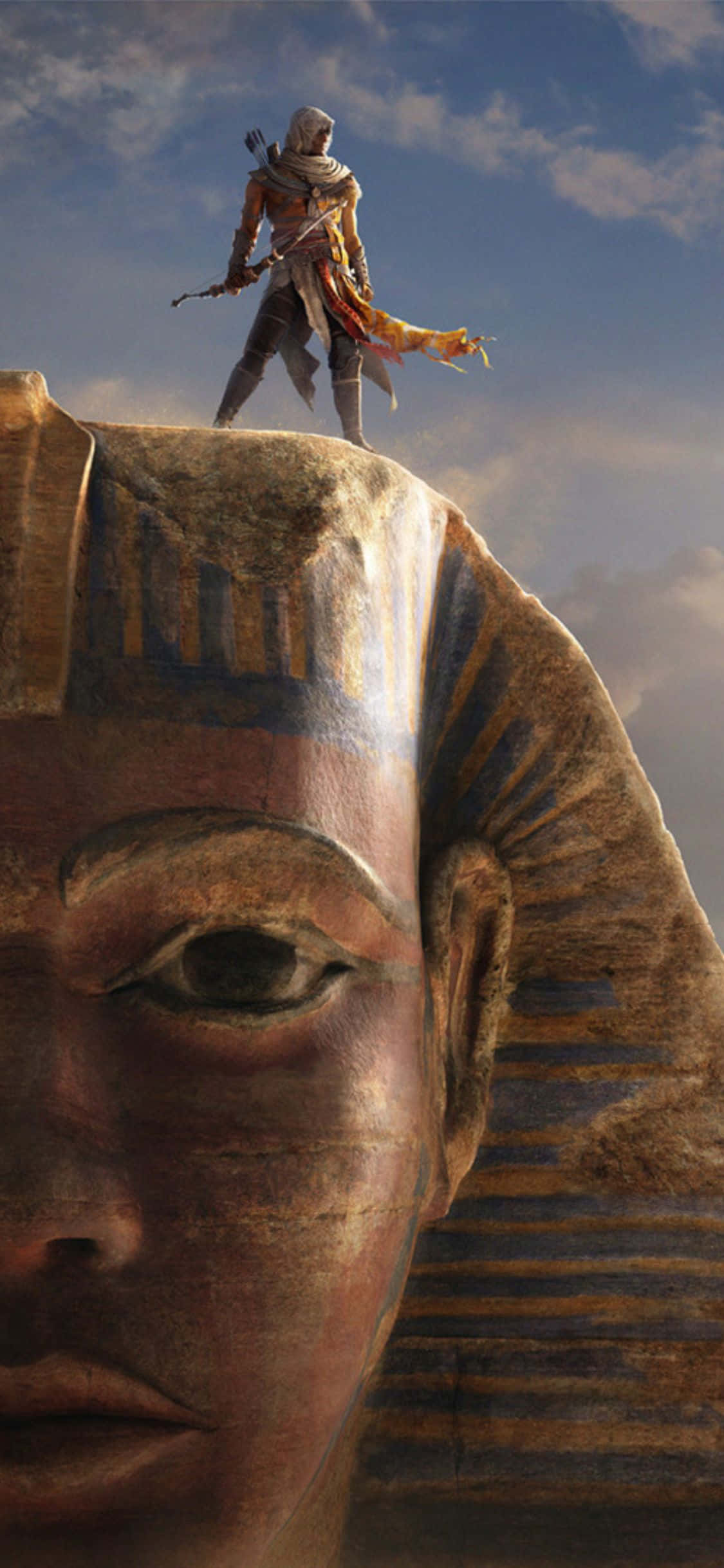 Deblochează secretele ascunse ale Assassin's Creed Origins pe iPhone X Fundal