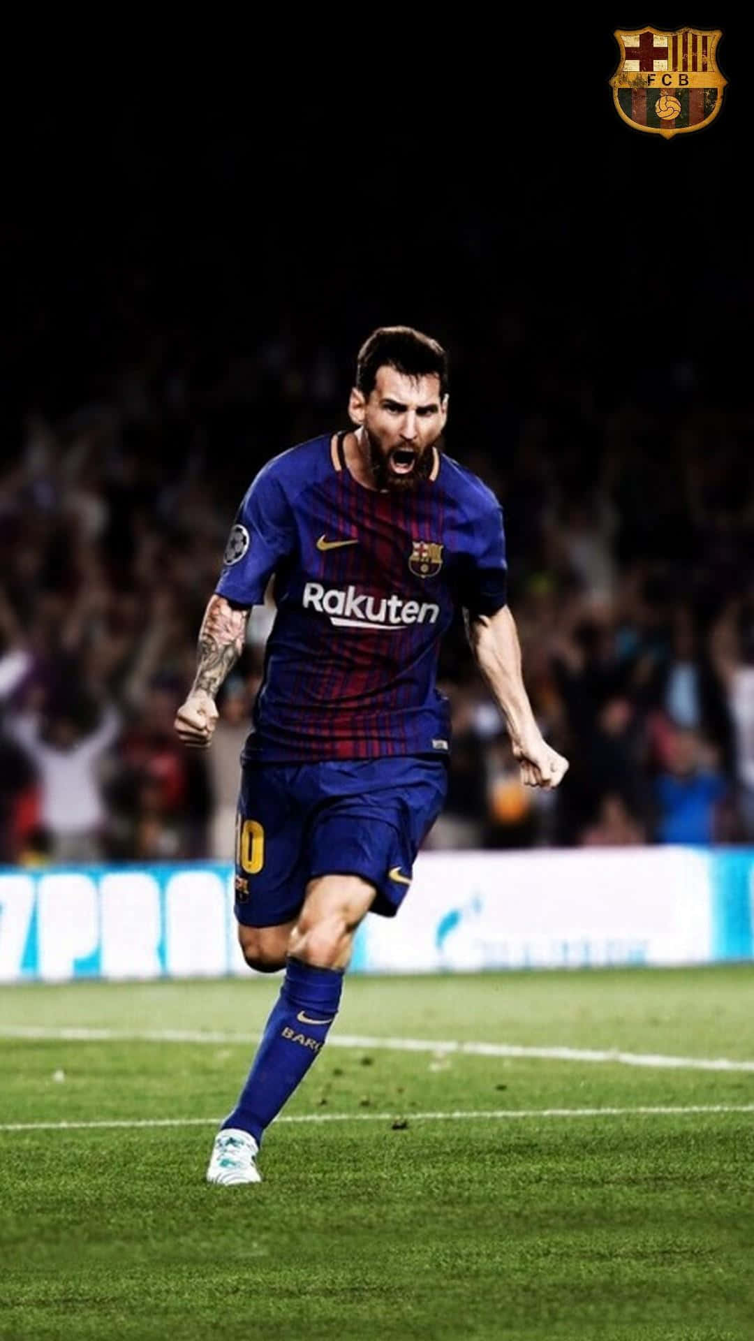 „Deblocați-vă potențialul cu iPhone-ul Messi” Fundal
