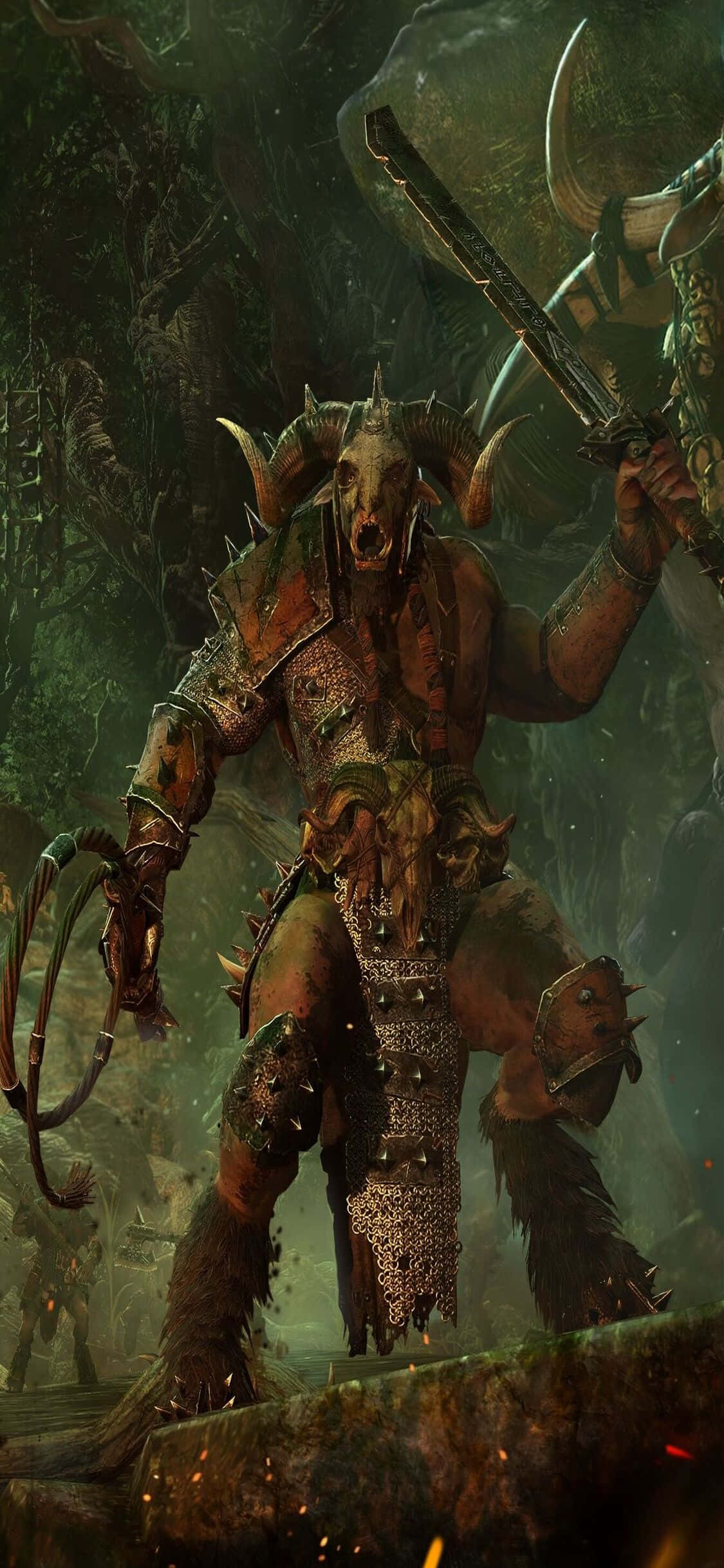 Deblochează lumea palpitantă a Total War: Warhammer cu cel mai recent iPhone X Fundal