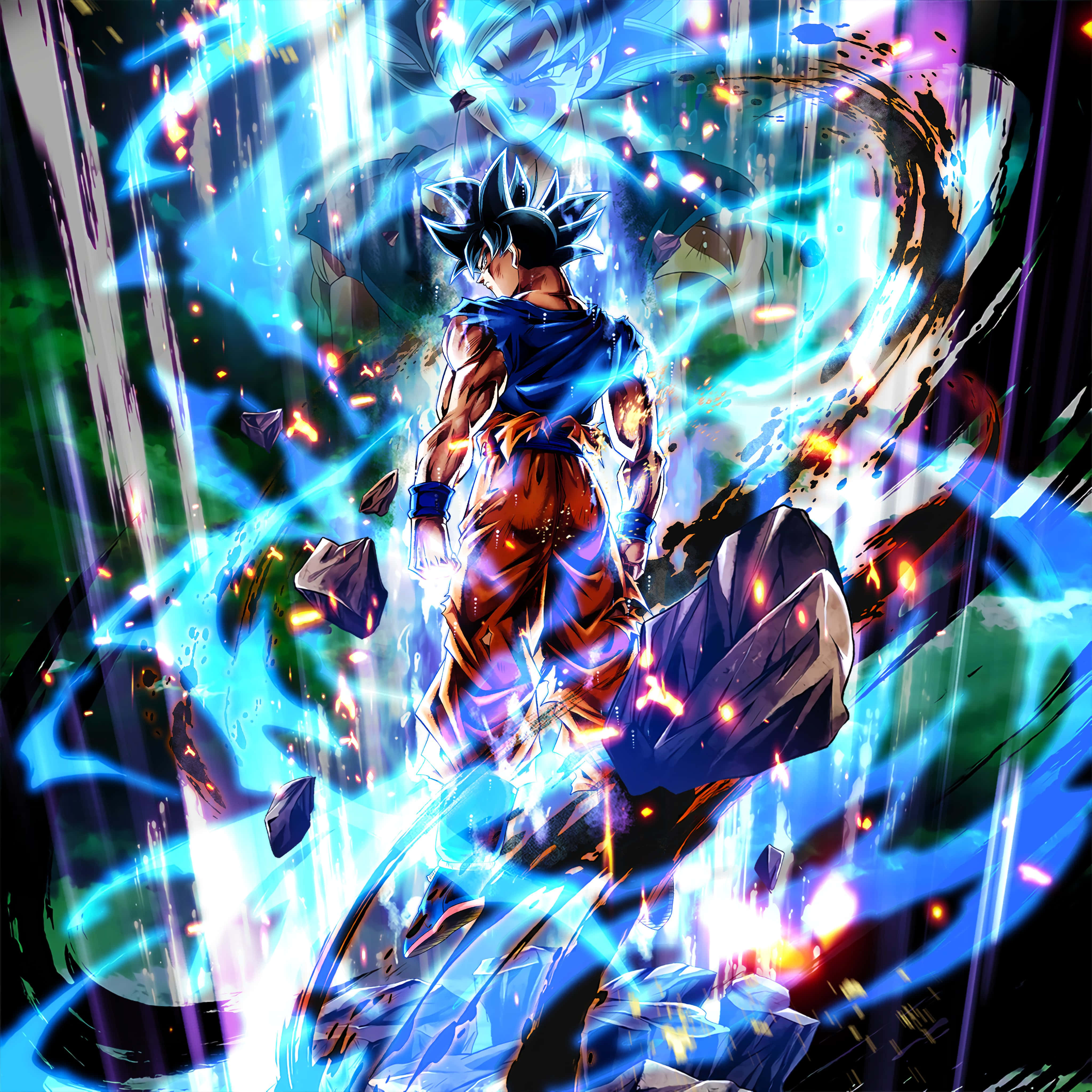 Deblochează puterea Instinctului Suprem cu Goku Fundal