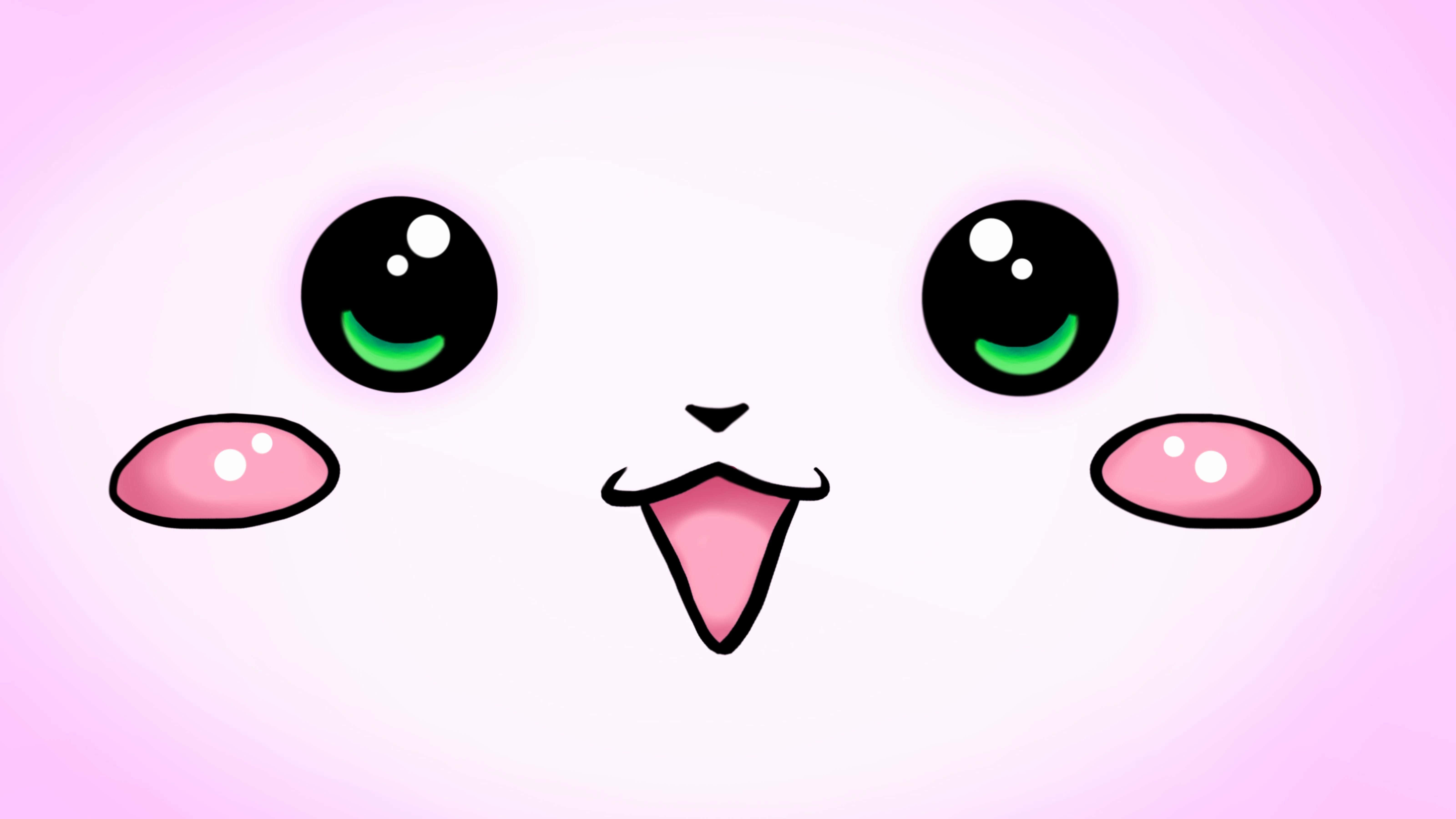 Deblochează-ți latura drăguță cu Kawaii Pink! Fundal