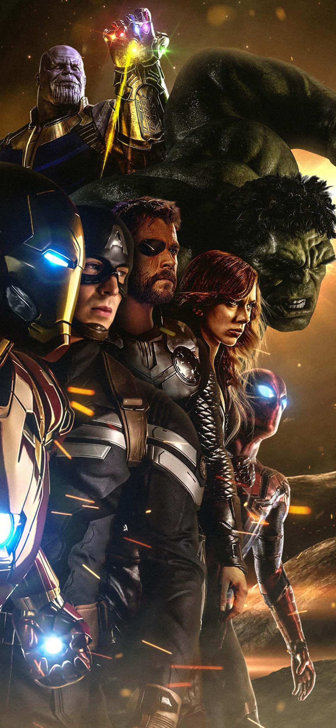 Deblochează universurile Marvel și DC pe iPhone Fundal