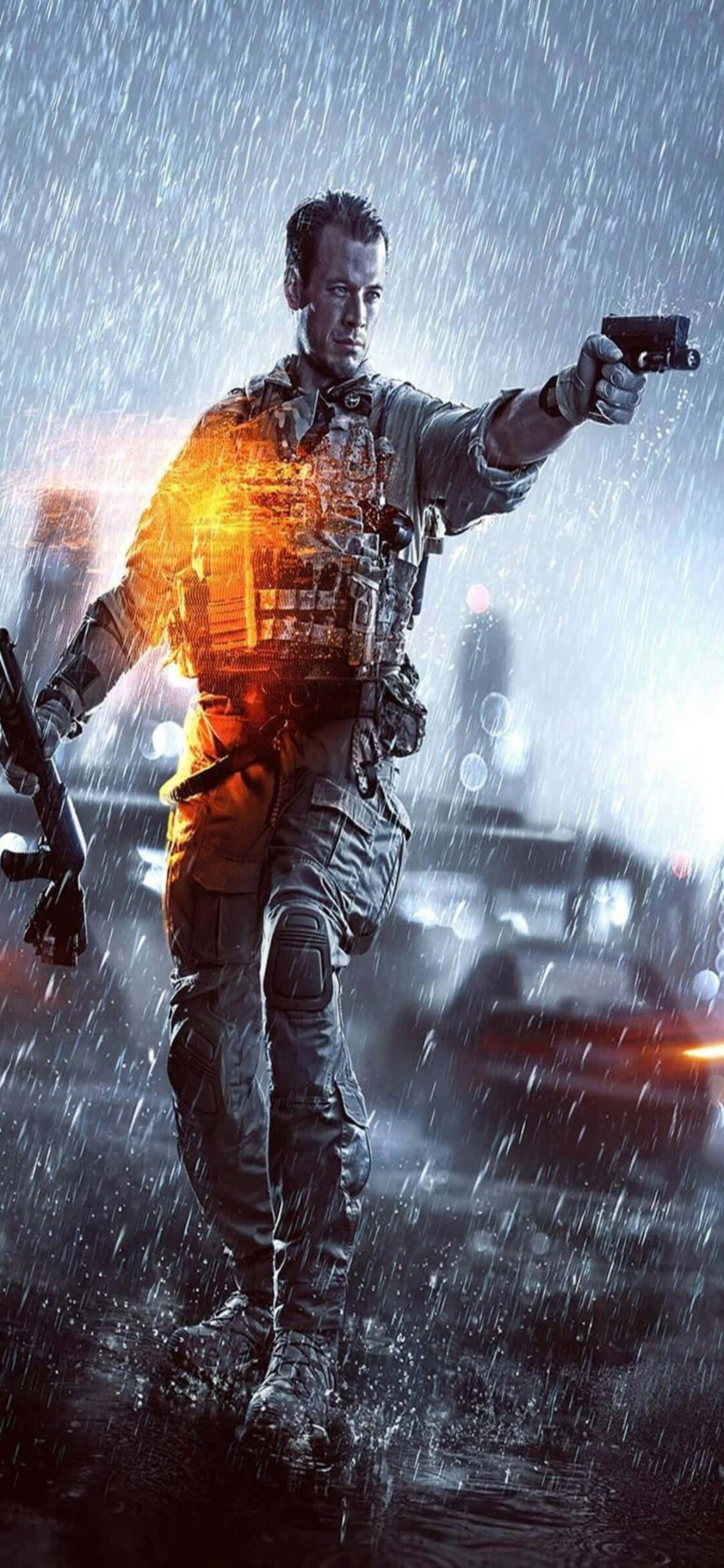Deblochează victoria cu experiența iPhone Xs Max Battlefield 4 Fundal