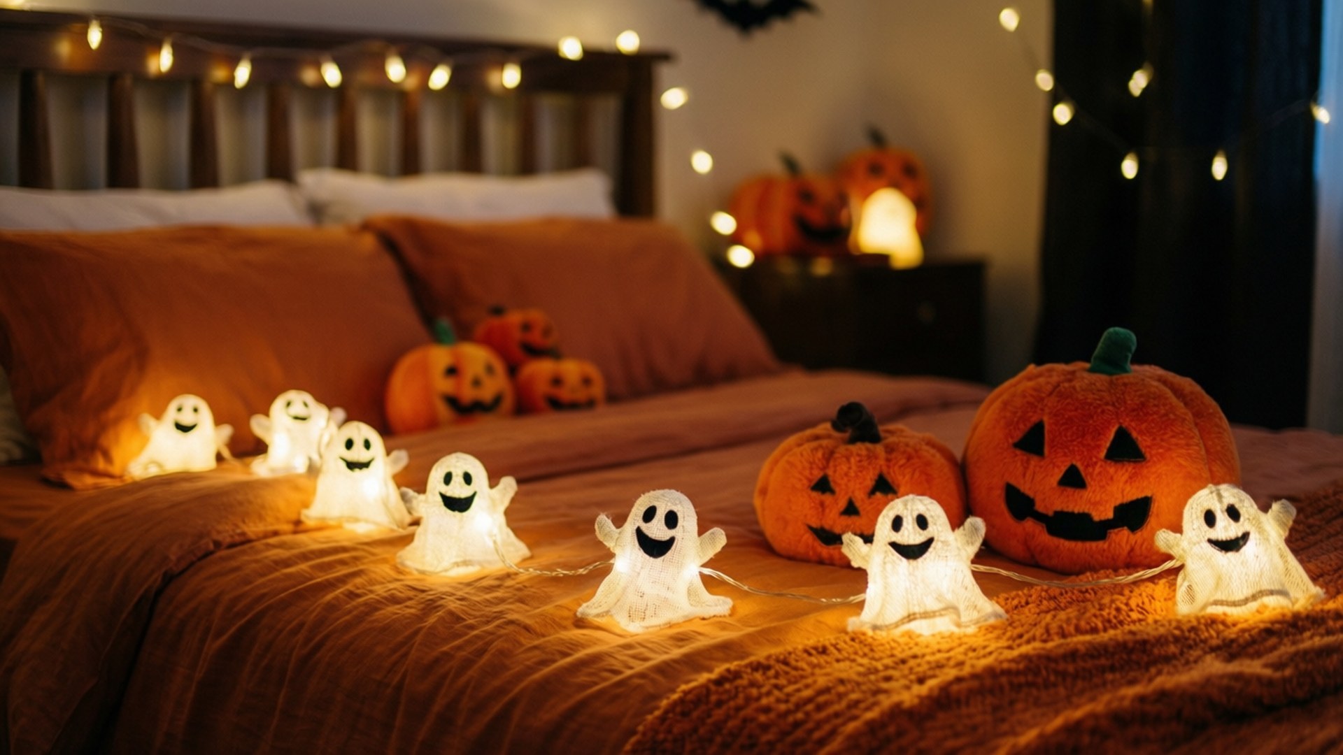 Decor de Dormitor de Halloween Fundal