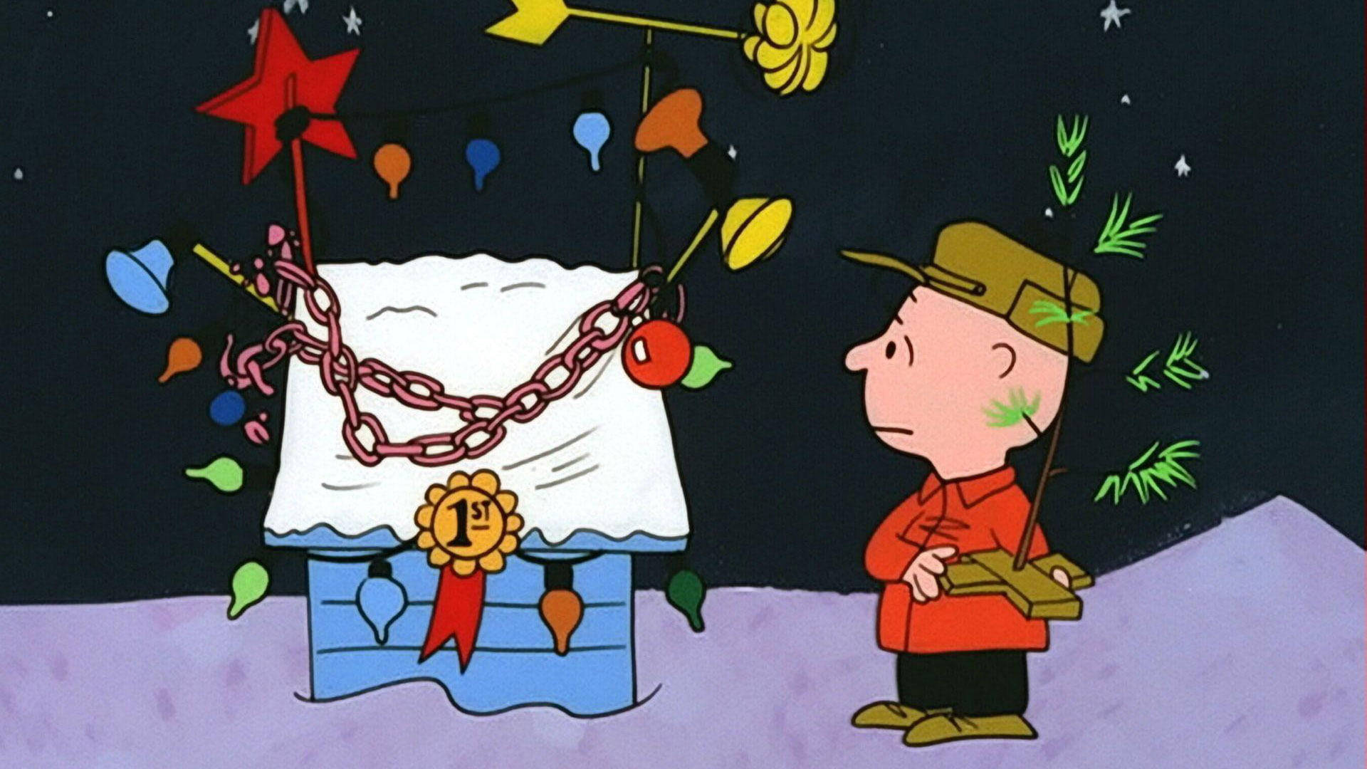 Decorațiuni de Crăciun Snoopy pentru casă Fundal
