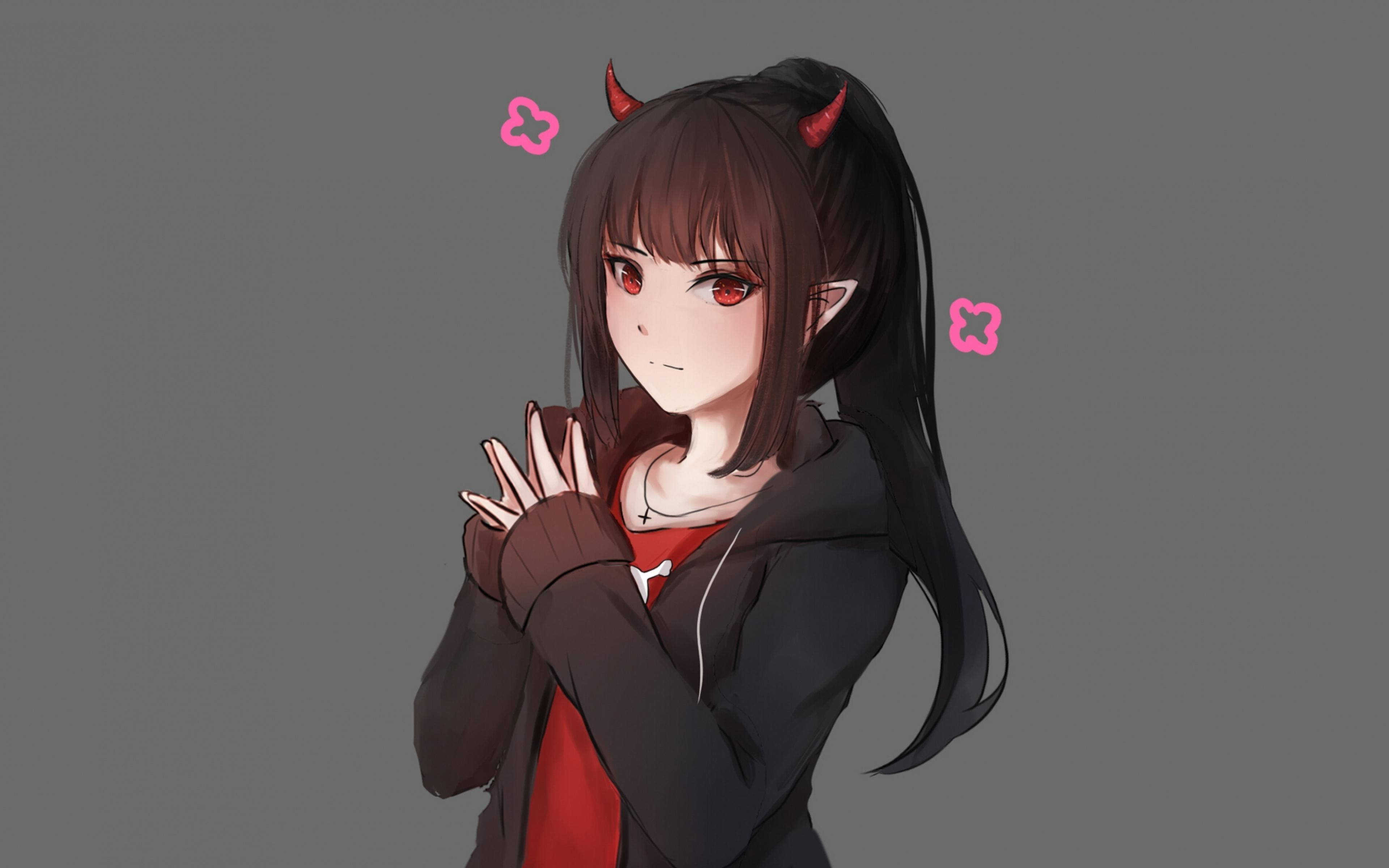Demon anime Kawaii Fundal