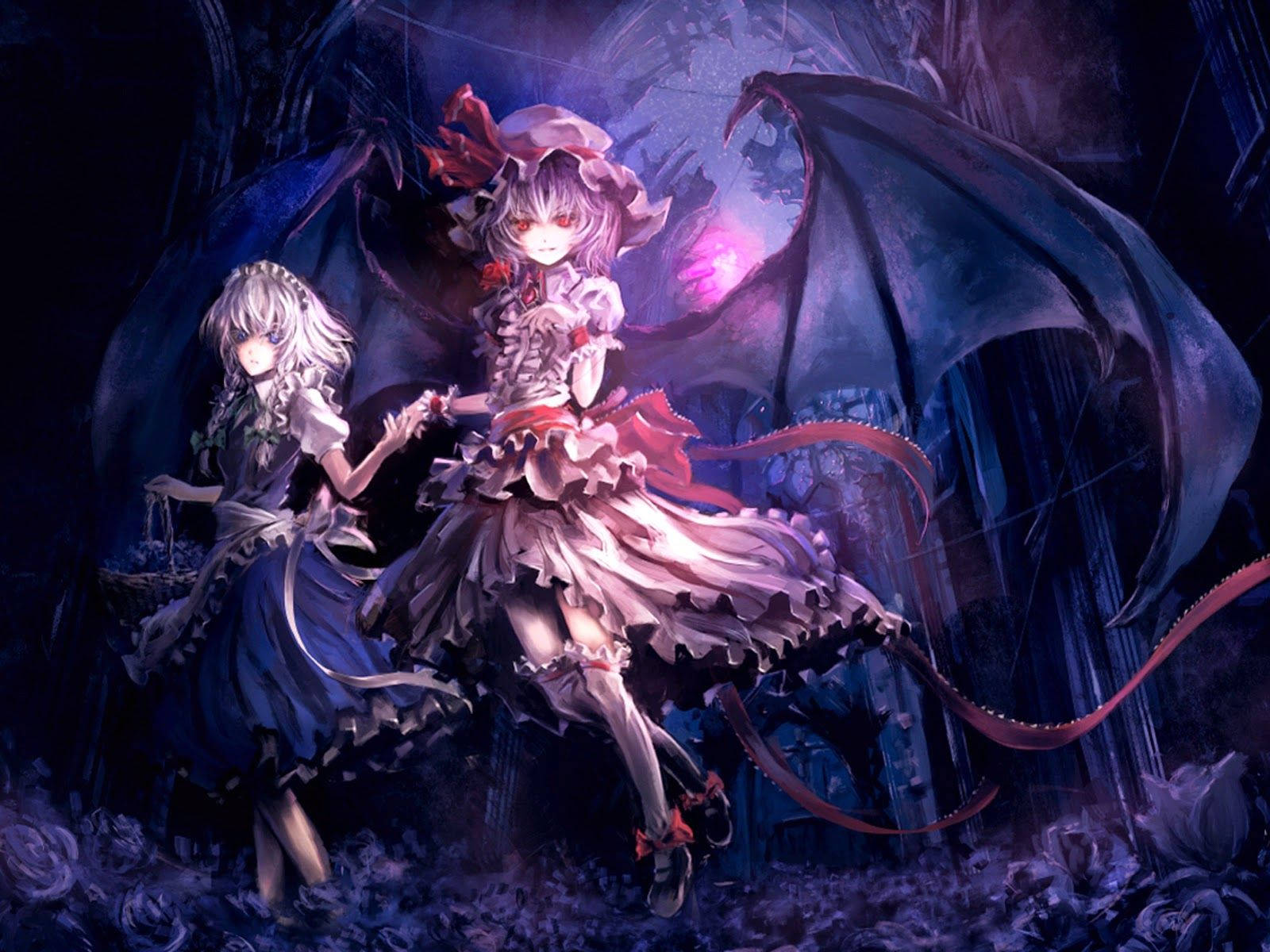 Demon Anime Touhou Project Fundal