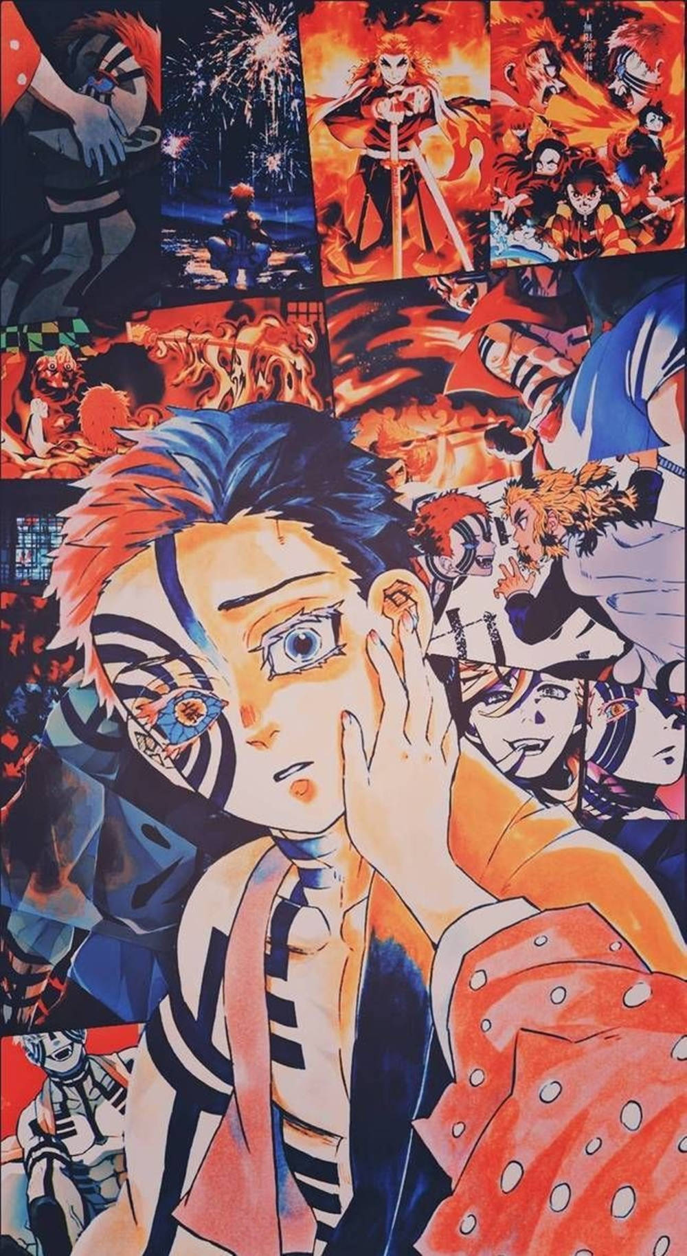 Demon Slayer Akaza și Hakuji Soyama Fundal