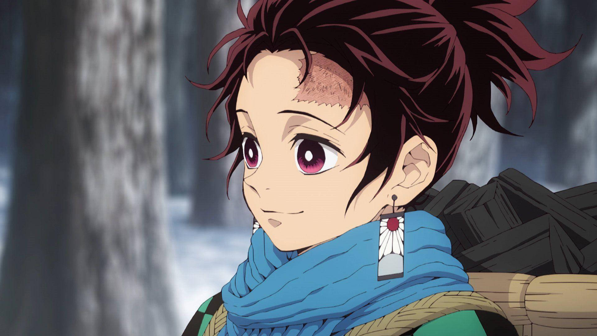 Demon Slayer Tanjiro Inocență Fundal