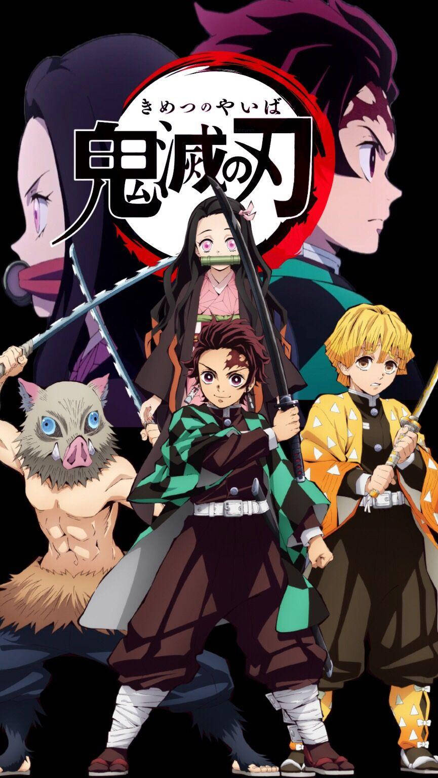 Demon Slayer Telefon 4 Aliat Fundal