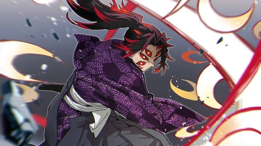 Demonul Anime Kokushibo Fundal