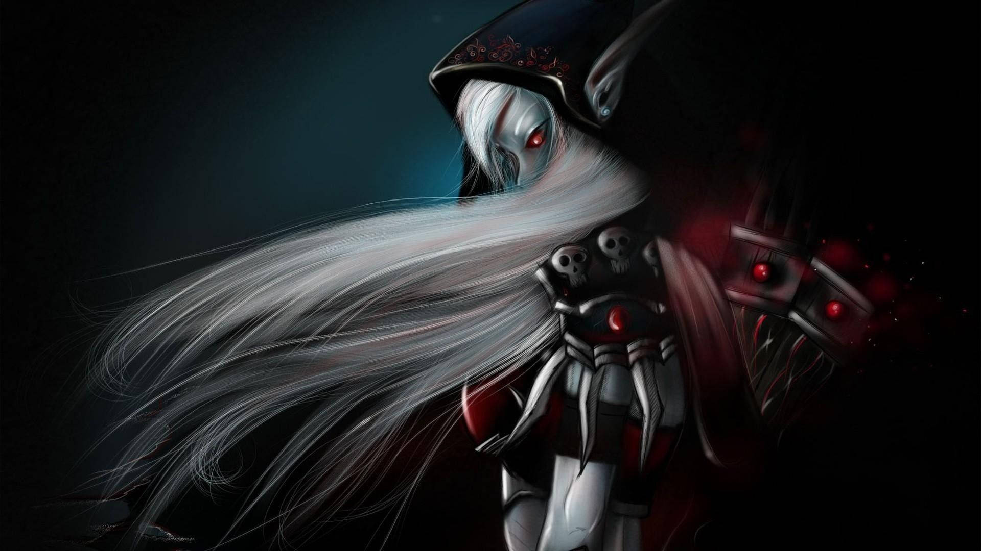 Demonul anime Sylvanas Fundal