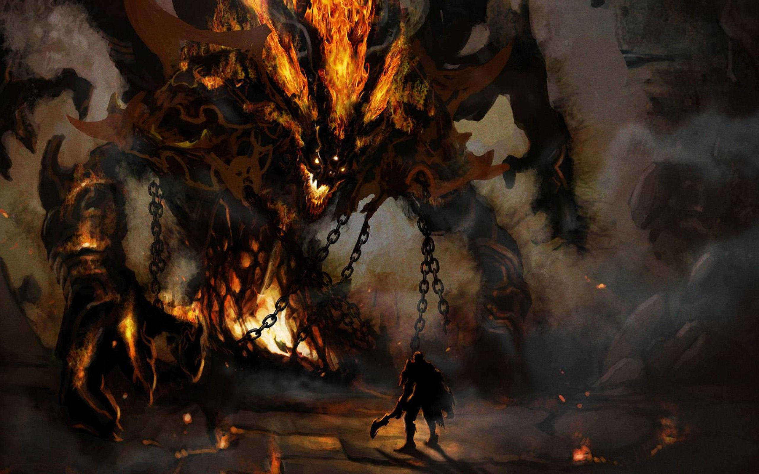 Demonul Anime Tharizdun Fundal