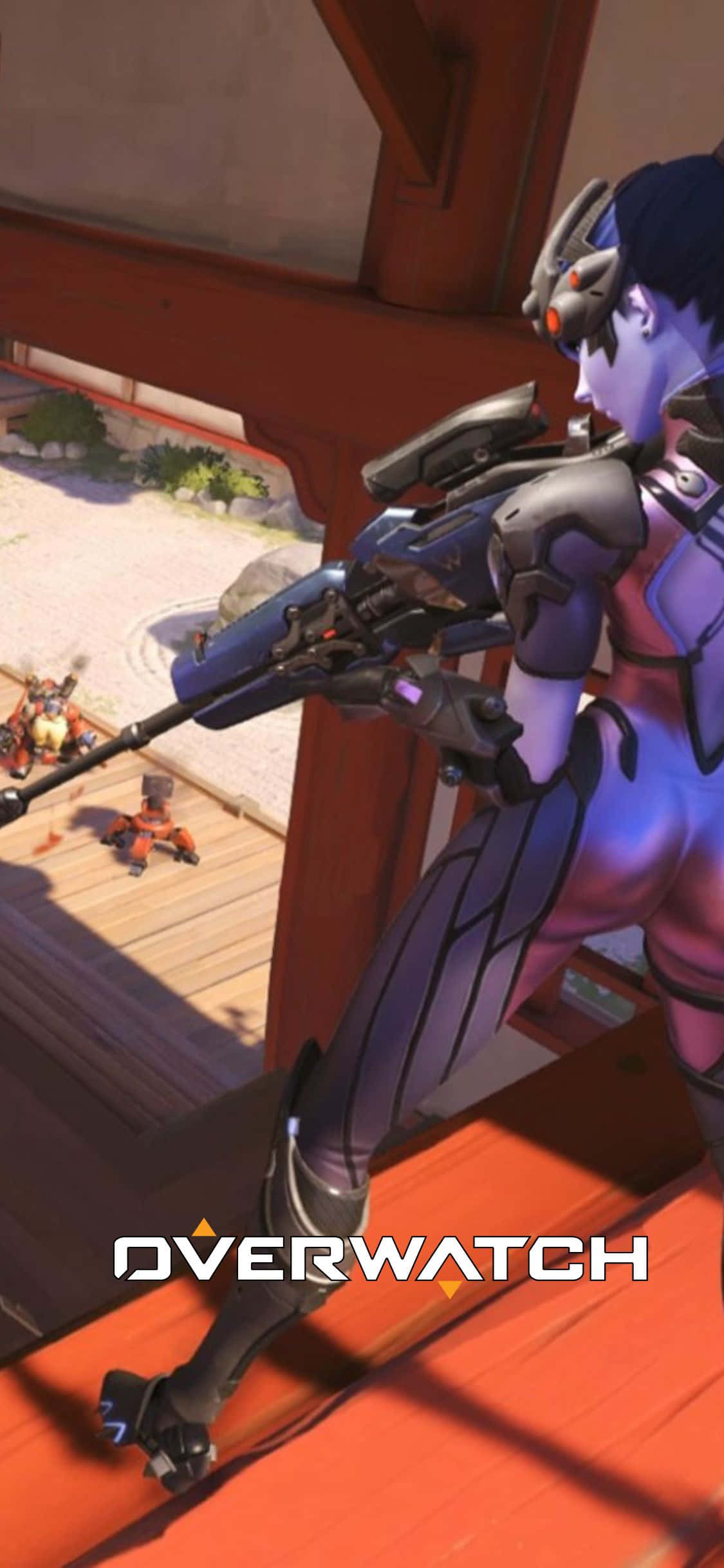 Depășește-ți inamicii cu iPhone X și Overwatch Fundal