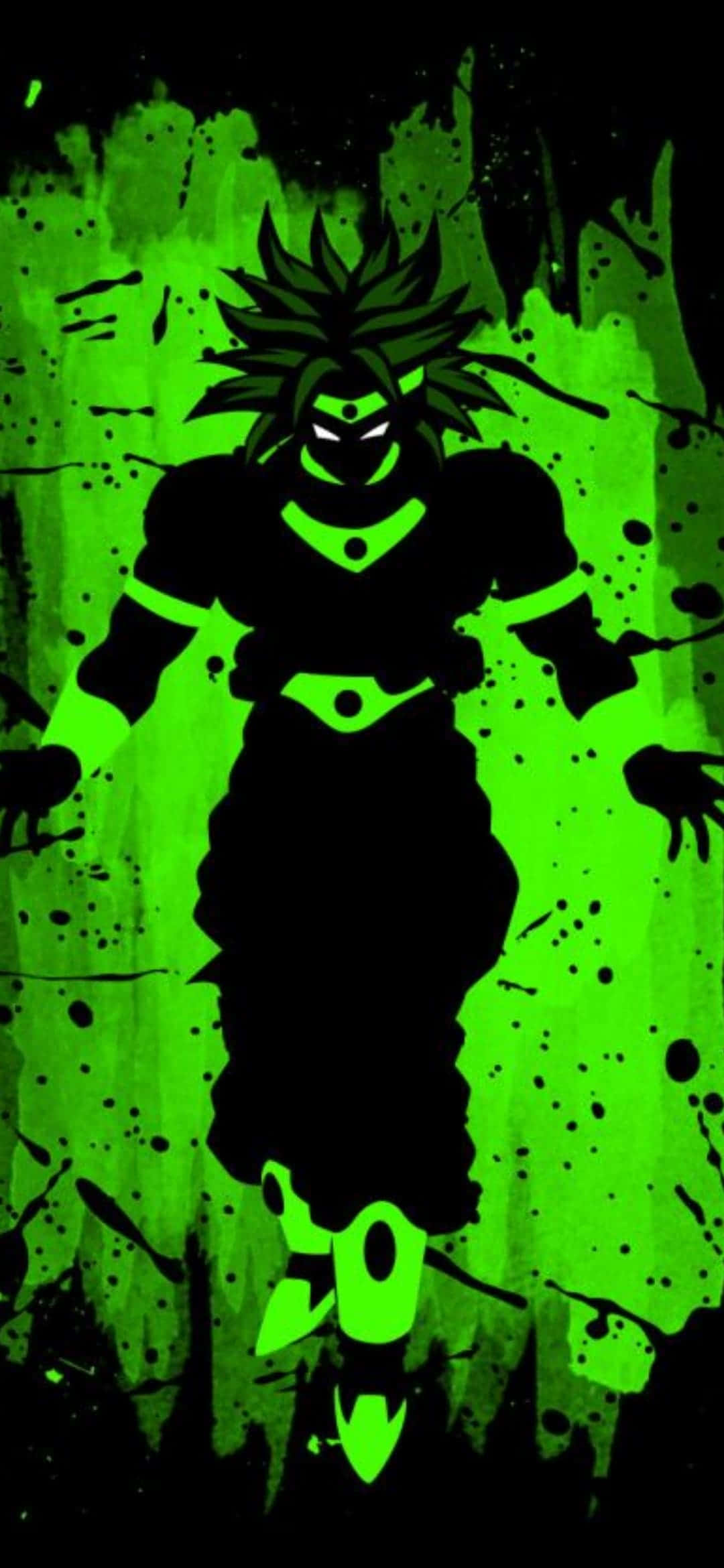 Derulează Ușor pe Display-ul Neted Broly iPhone Fundal