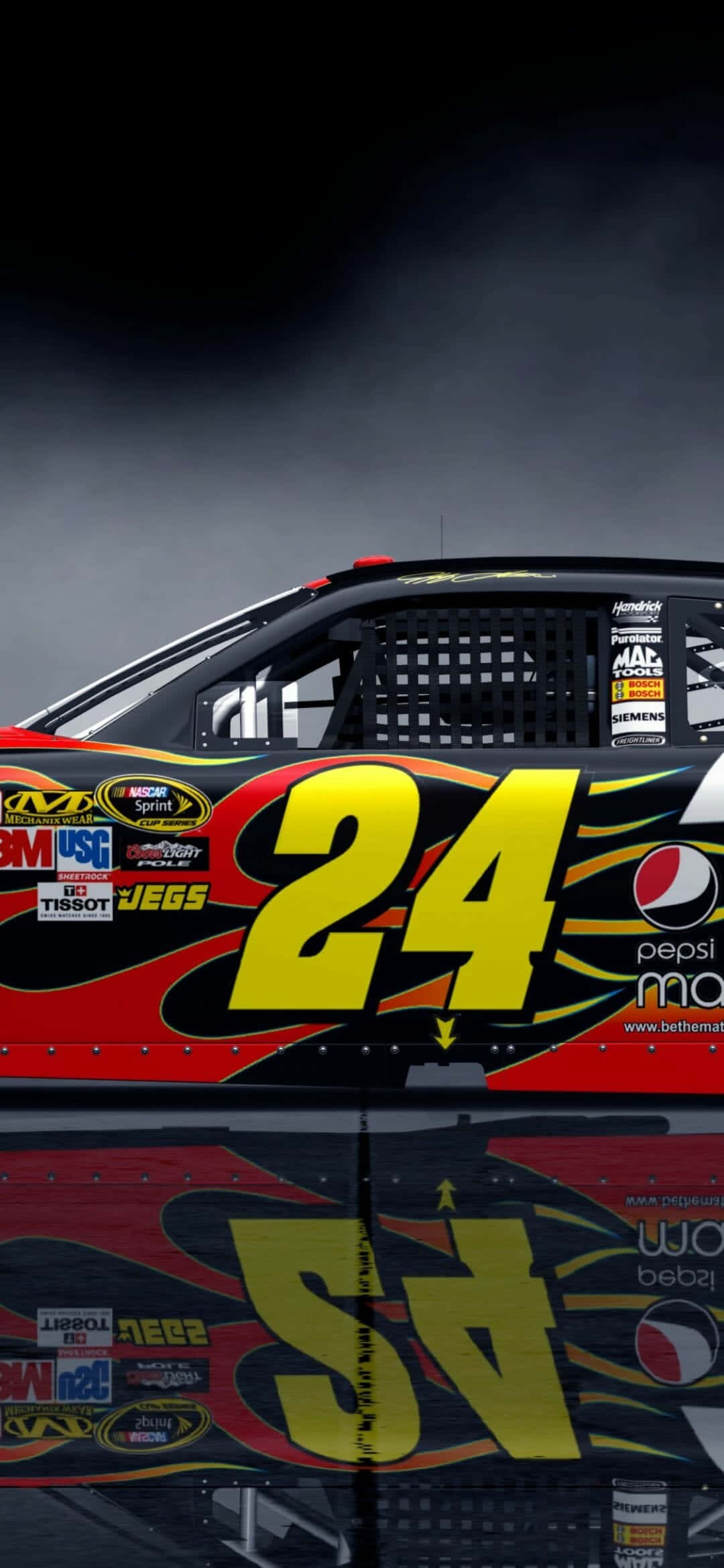 Descarcă instantaneu wallpaper-ul tău preferat Nascar pentru iPhone Fundal