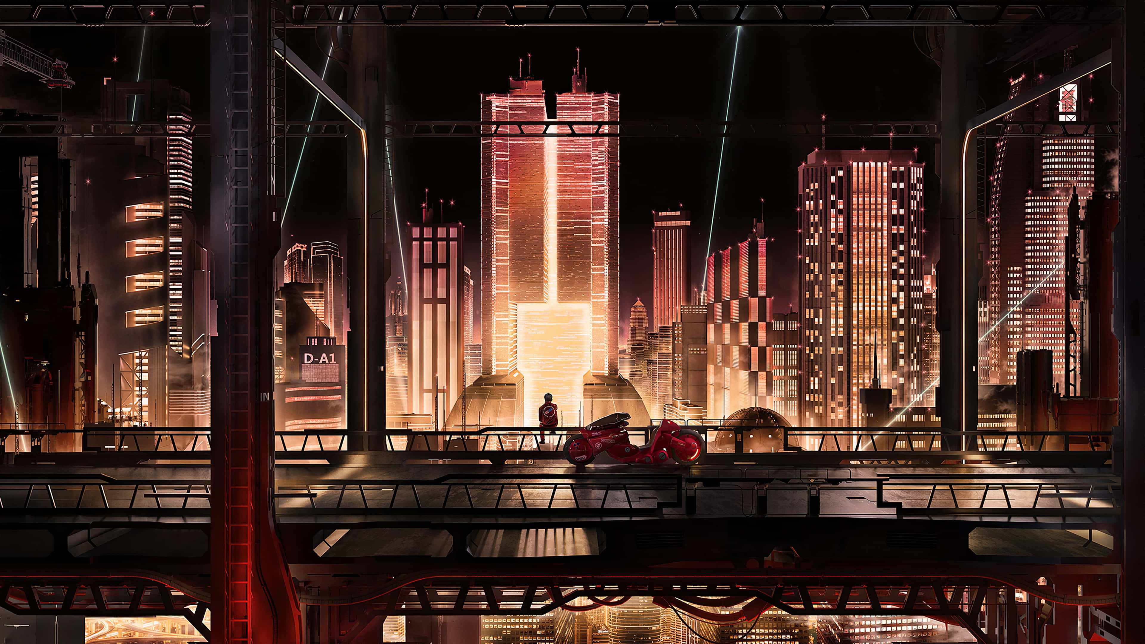 Descoperă culorile vibrante ale vieții în Anime City Fundal