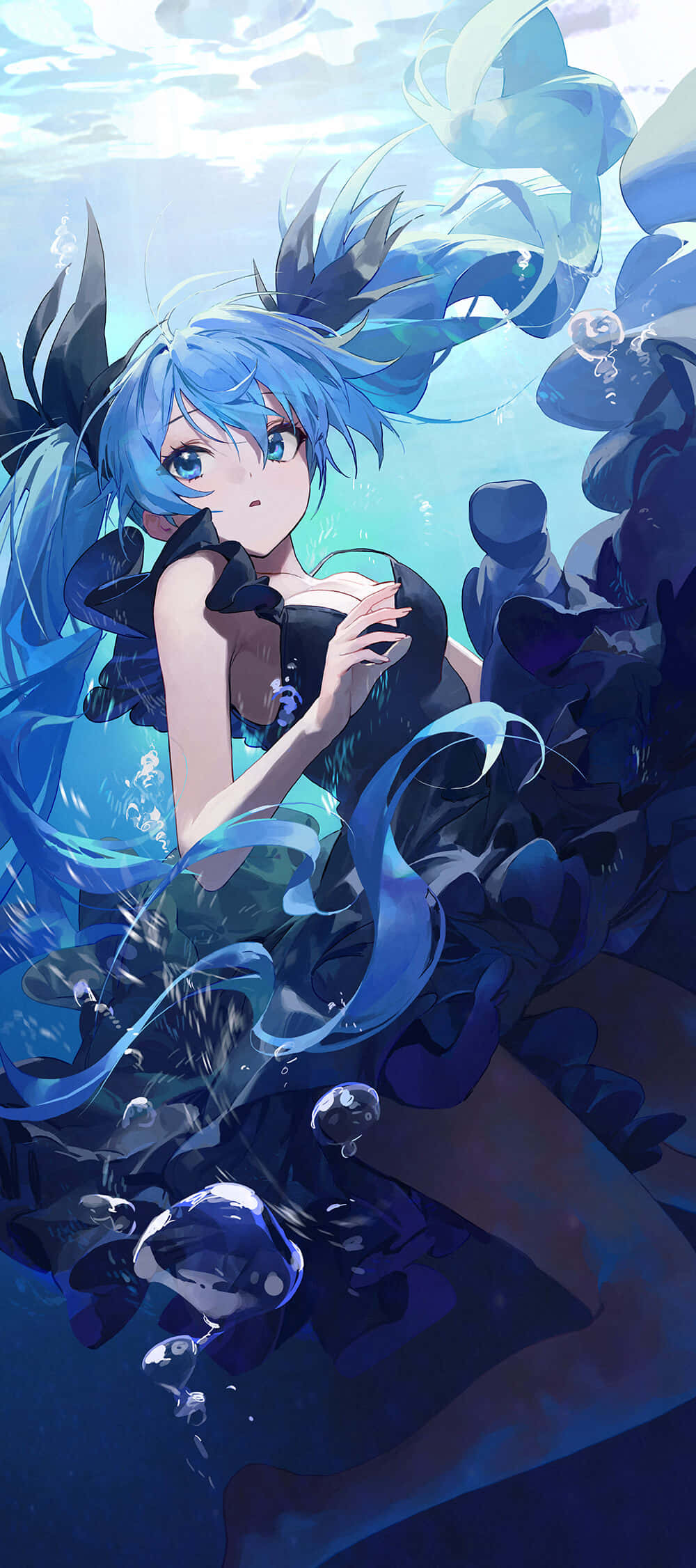 “Descoperă Lumea Hatsune Miku Cu Acest Telefon Inovator!” Fundal