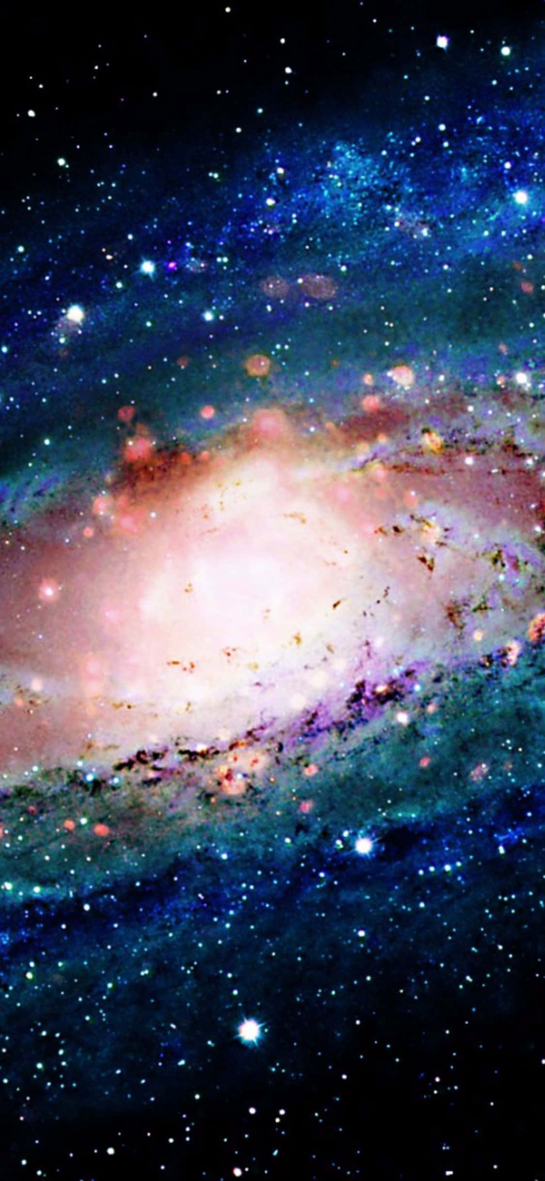 Descoperă Minunile Galaxiei Albastre cu noul iPhone Fundal
