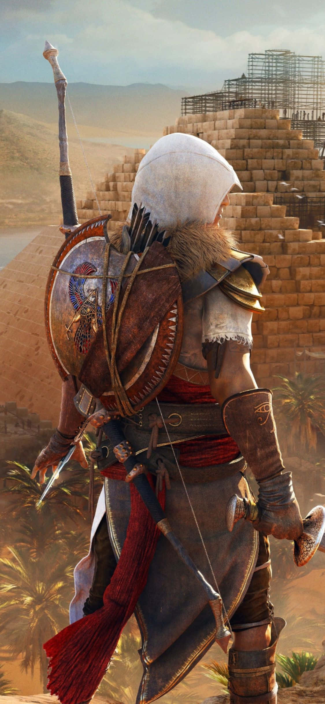 Descoperă-ți destinul cu iPhone X Assassin's Creed Origins Fundal