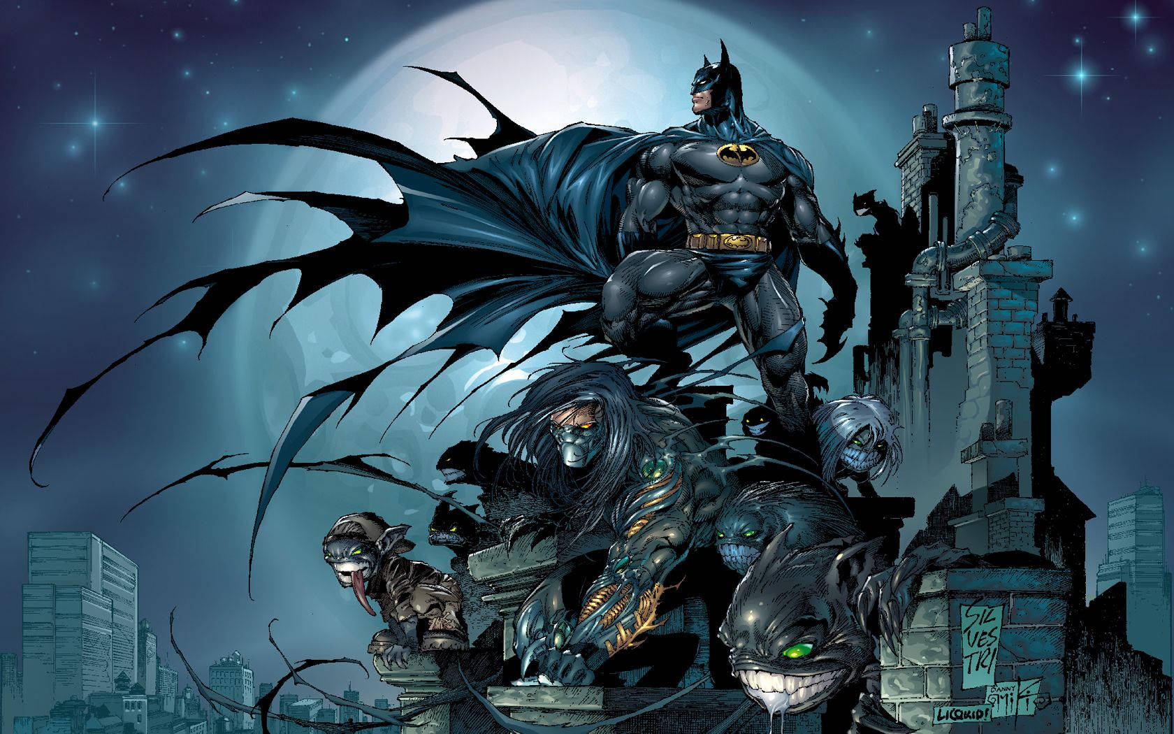 Fundal cu desen din benzile desenate Batman — Batman Fundal