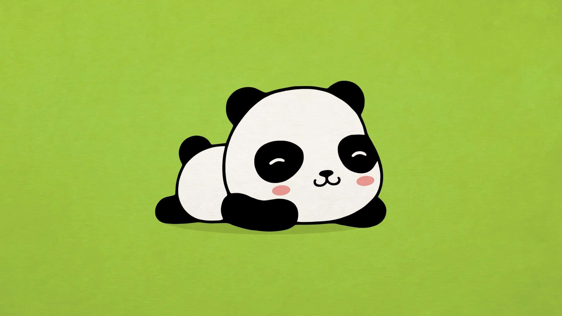 Desen drăguț cu un panda Fundal