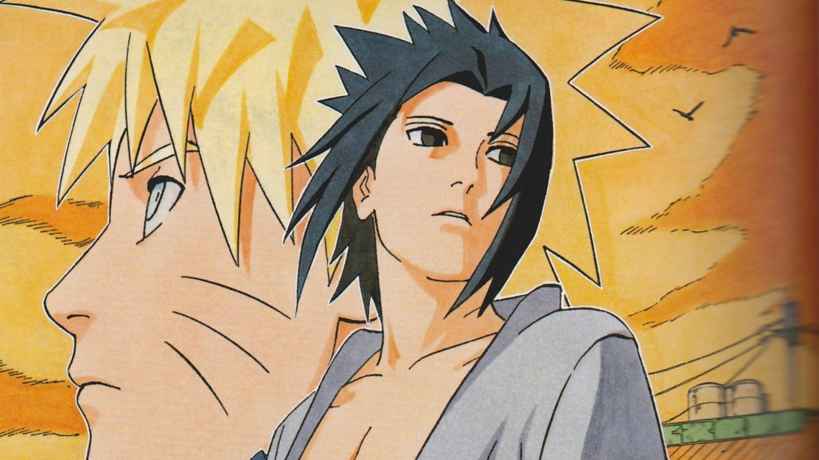 Desen Naruto și Sasuke Fundal