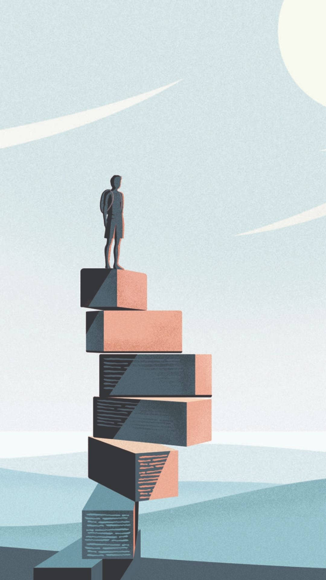 Design artistic minimalist Fundal