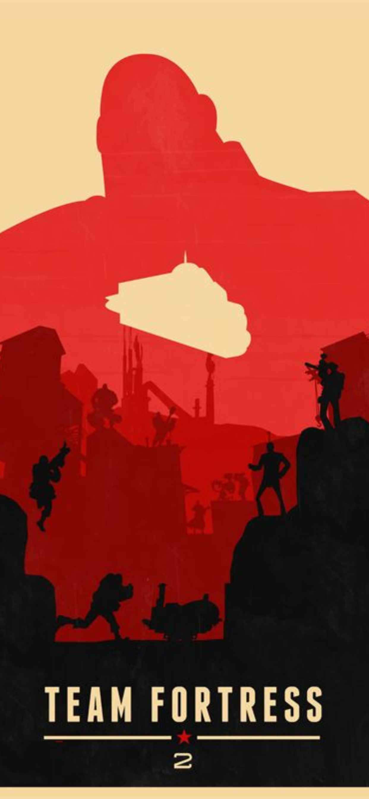 Design Banner iPhone Xs Max Team Fortress 2 Fundal