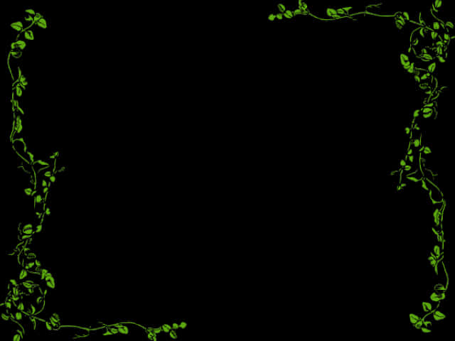 Design Cadru cu Viță Verde Fundal