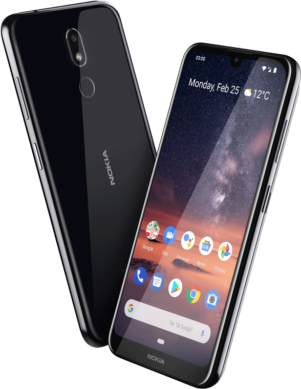 Design cu cameră duală pentru smartphone Nokia Fundal