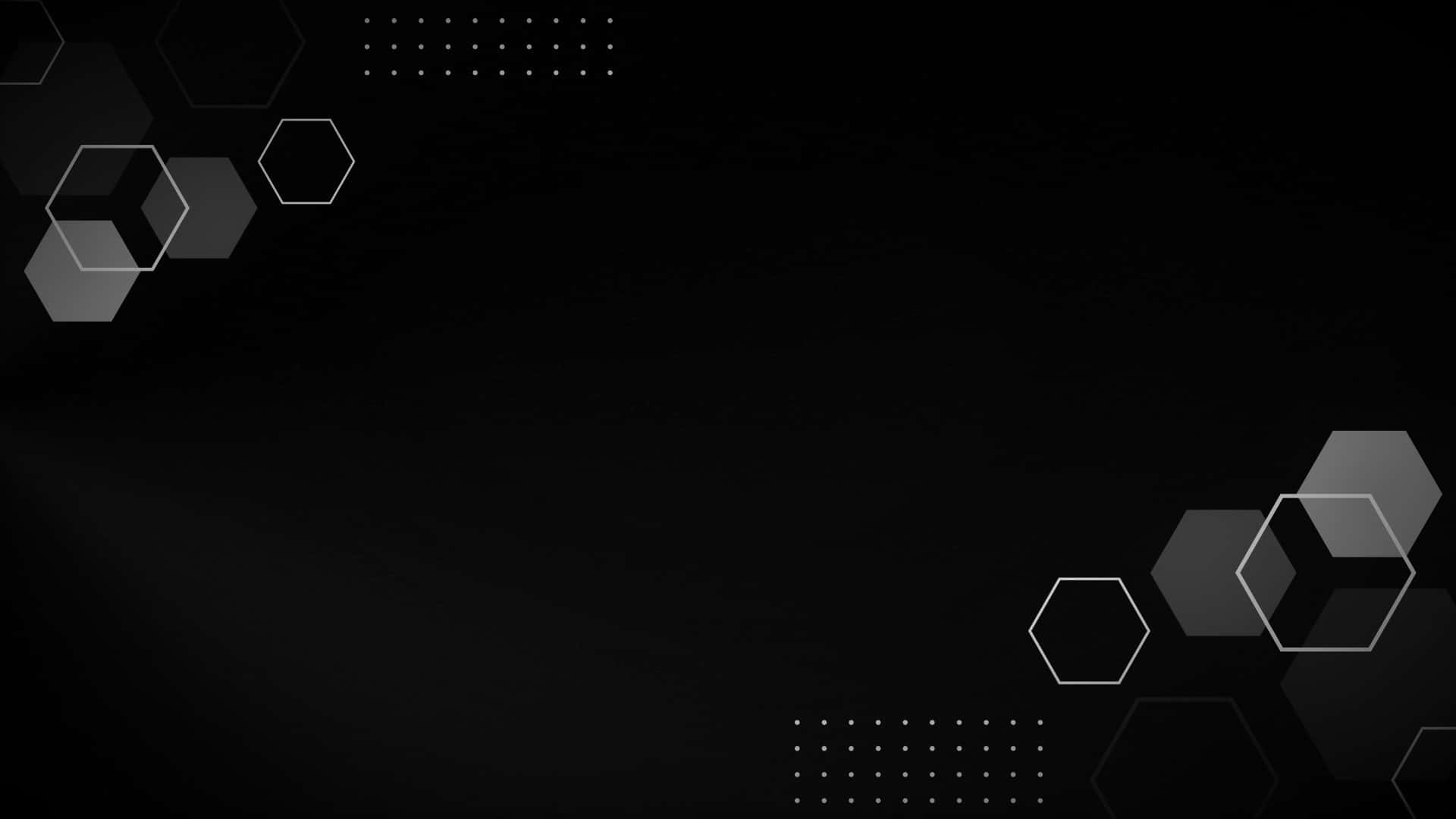 Design cu hexagoane întunecate pe fundal negru Fundal
