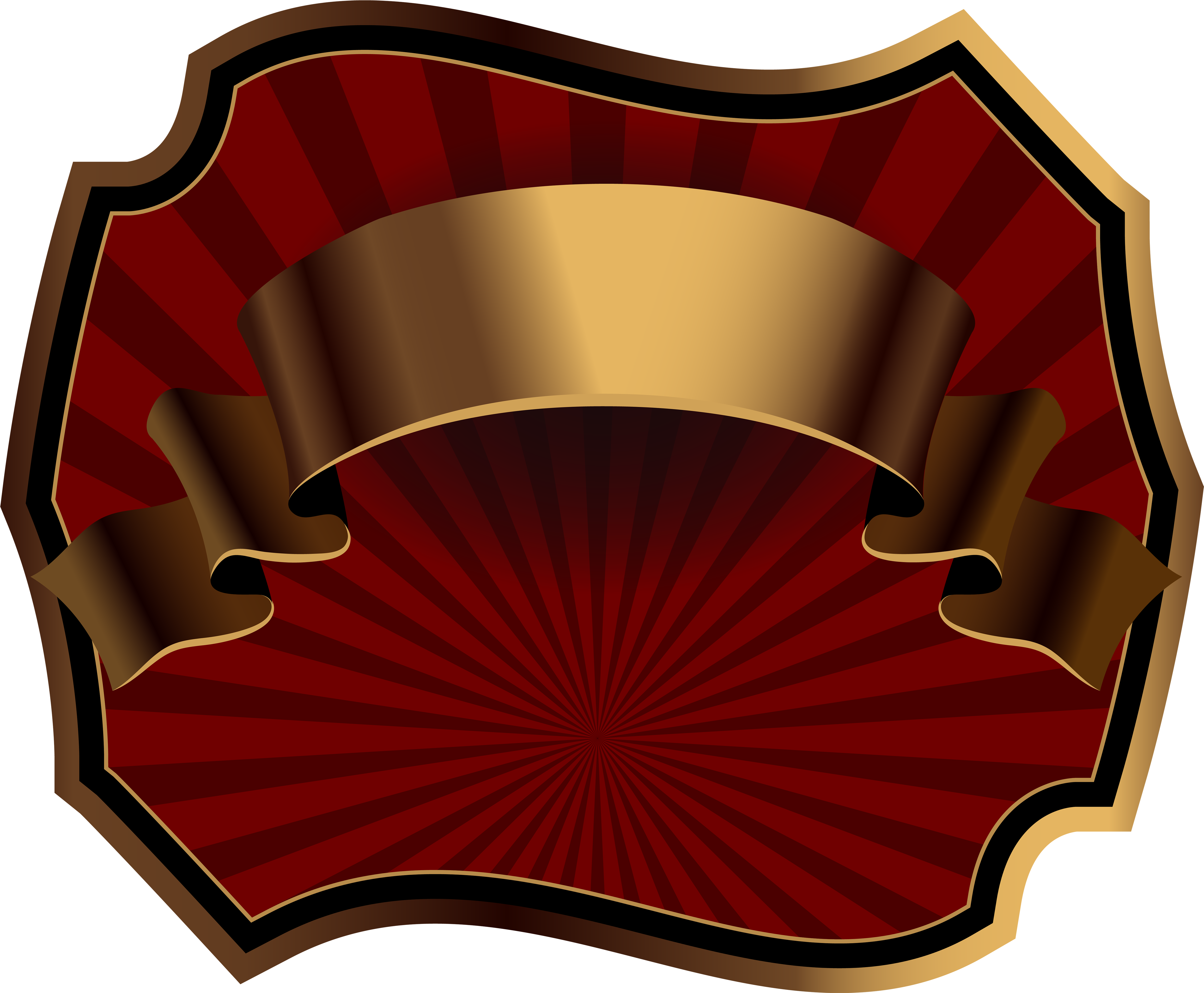 Design cu Insignă Roșie și Aurie Roblox Fundal