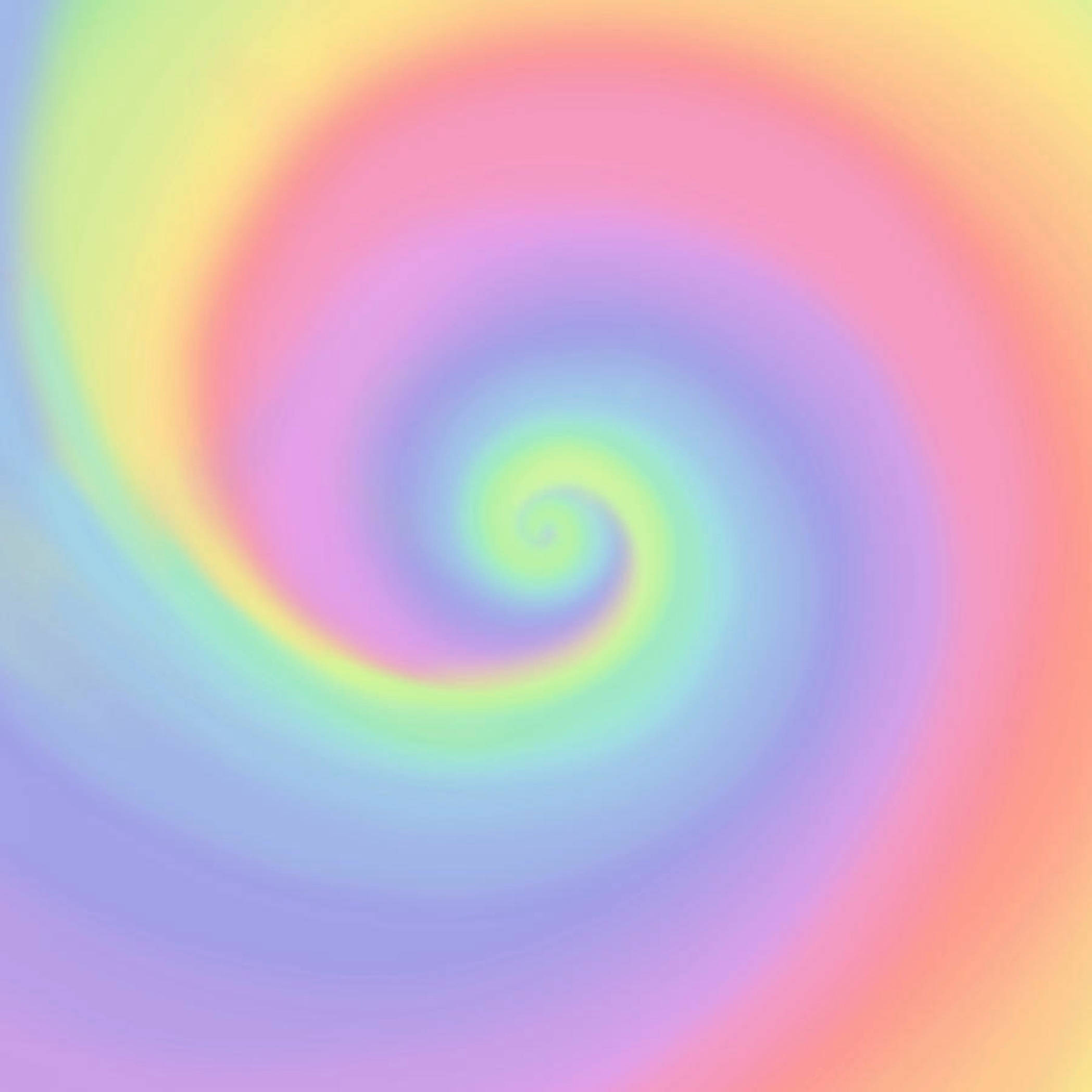 Design cu model spiralat în culori pastelate de curcubeu Fundal