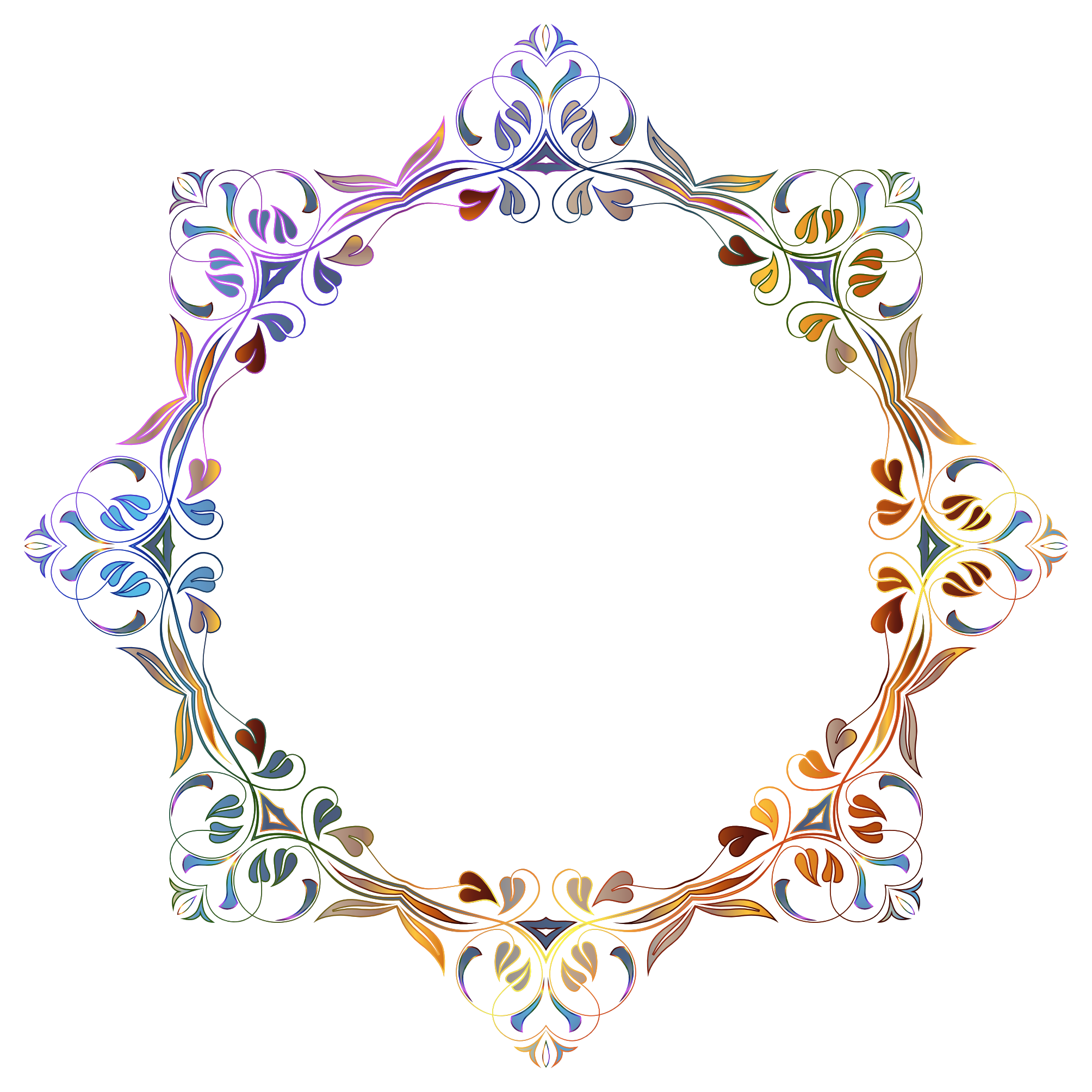 Design cu ramă florală iluminată Fundal