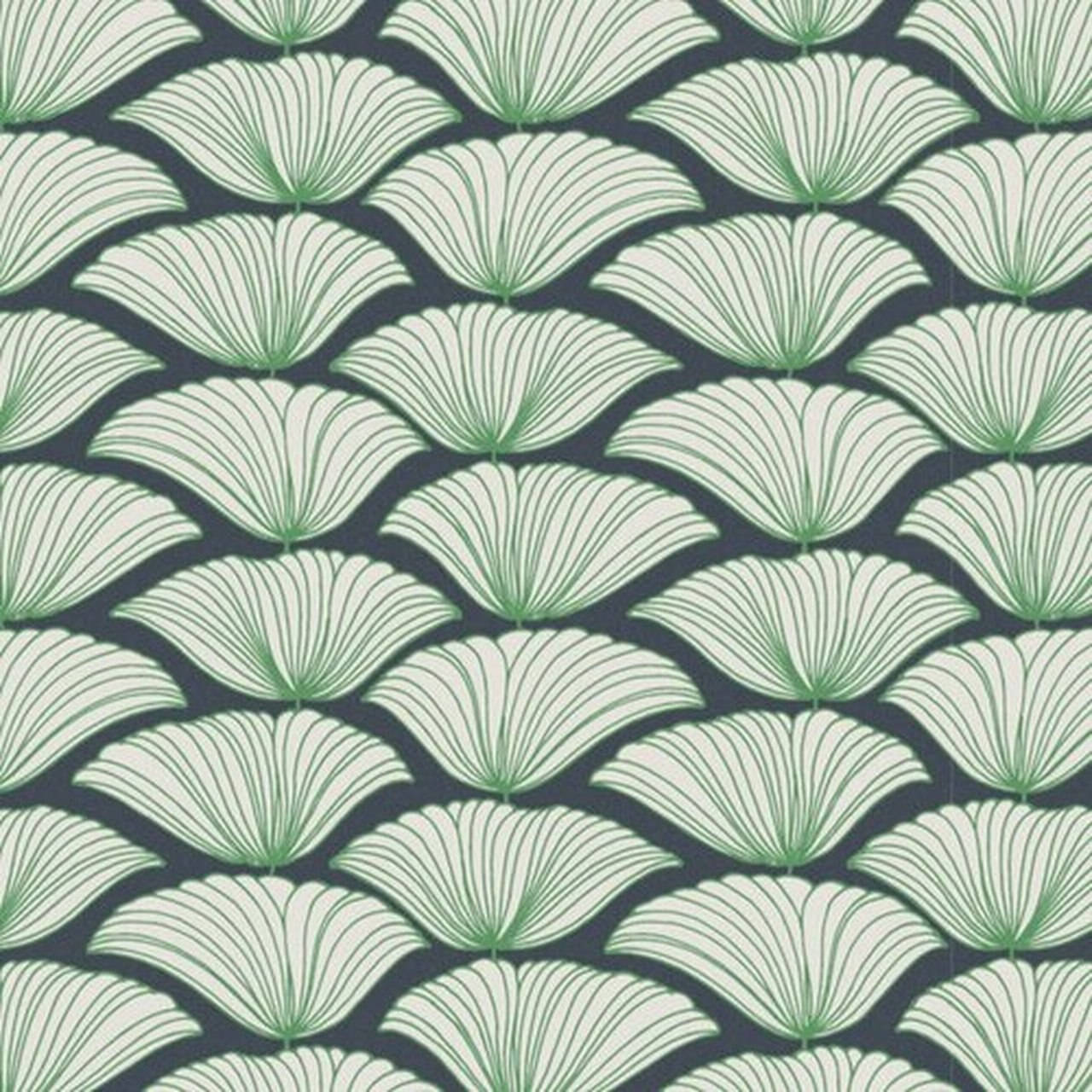 Design cu scoici în verde pastelat Fundal