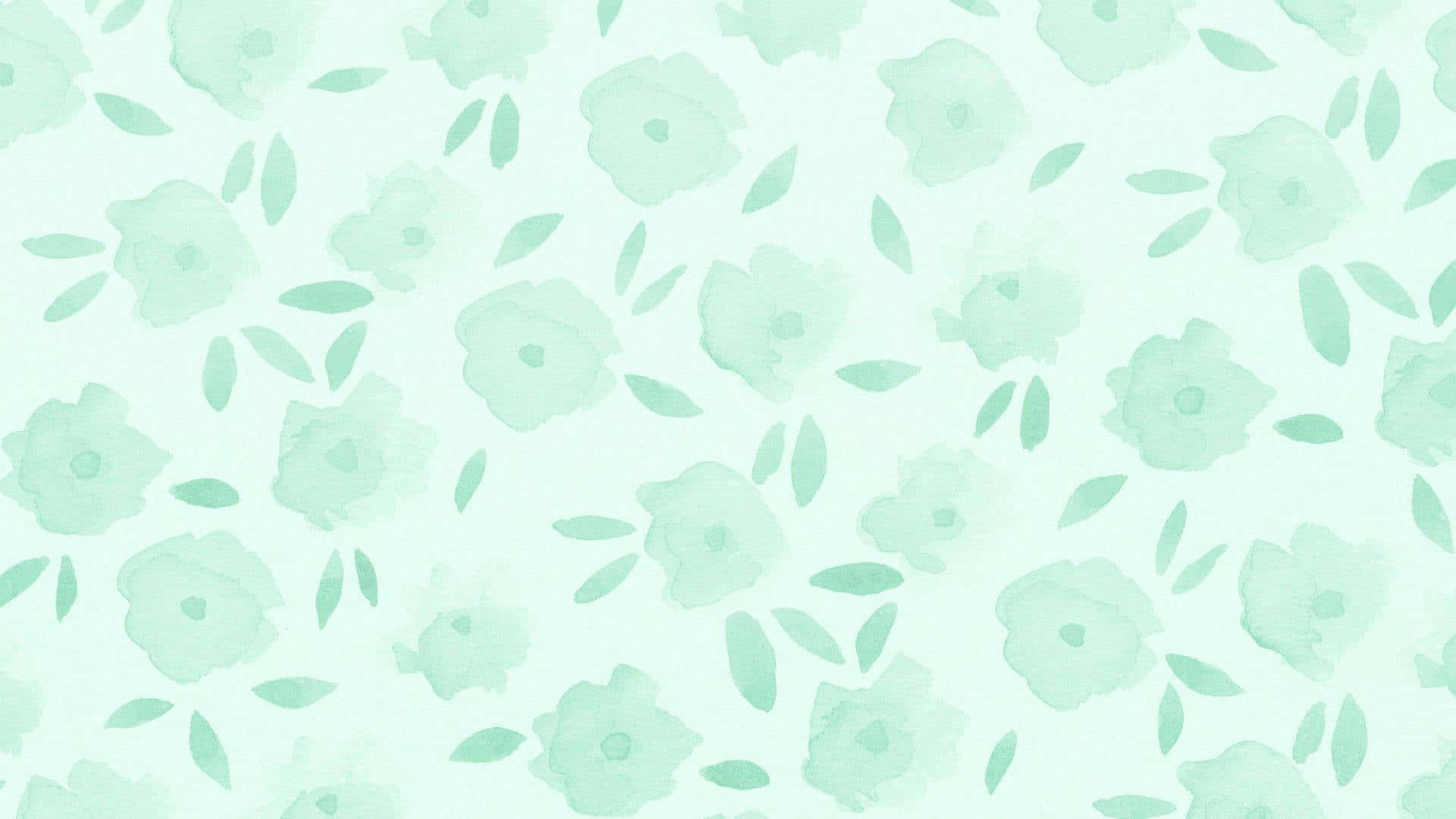 Design estetic floral în temă salvie Fundal