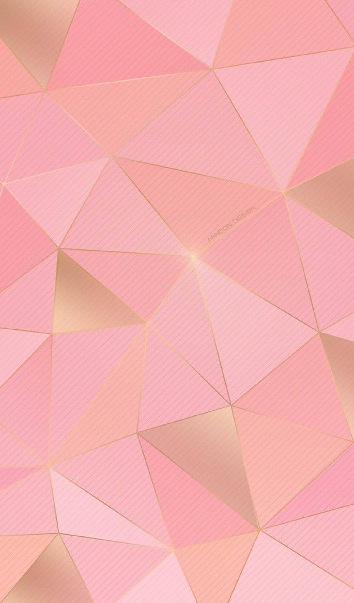 Design geometric roz auriu estetic Fundal