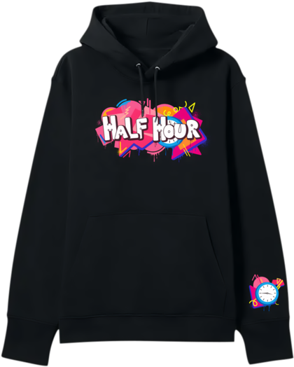 Design Hoodie de Jumătate de Oră Fundal