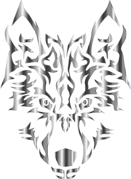 Design Logo Lup Metalic Fundal